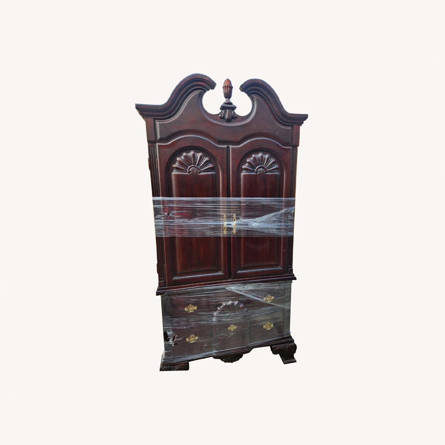 Cherry Wood Amoire - image-0