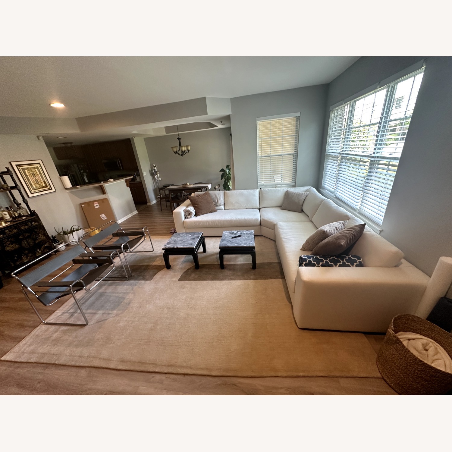 Pottery Barn Carmel Wide Arm Sectional - image-3