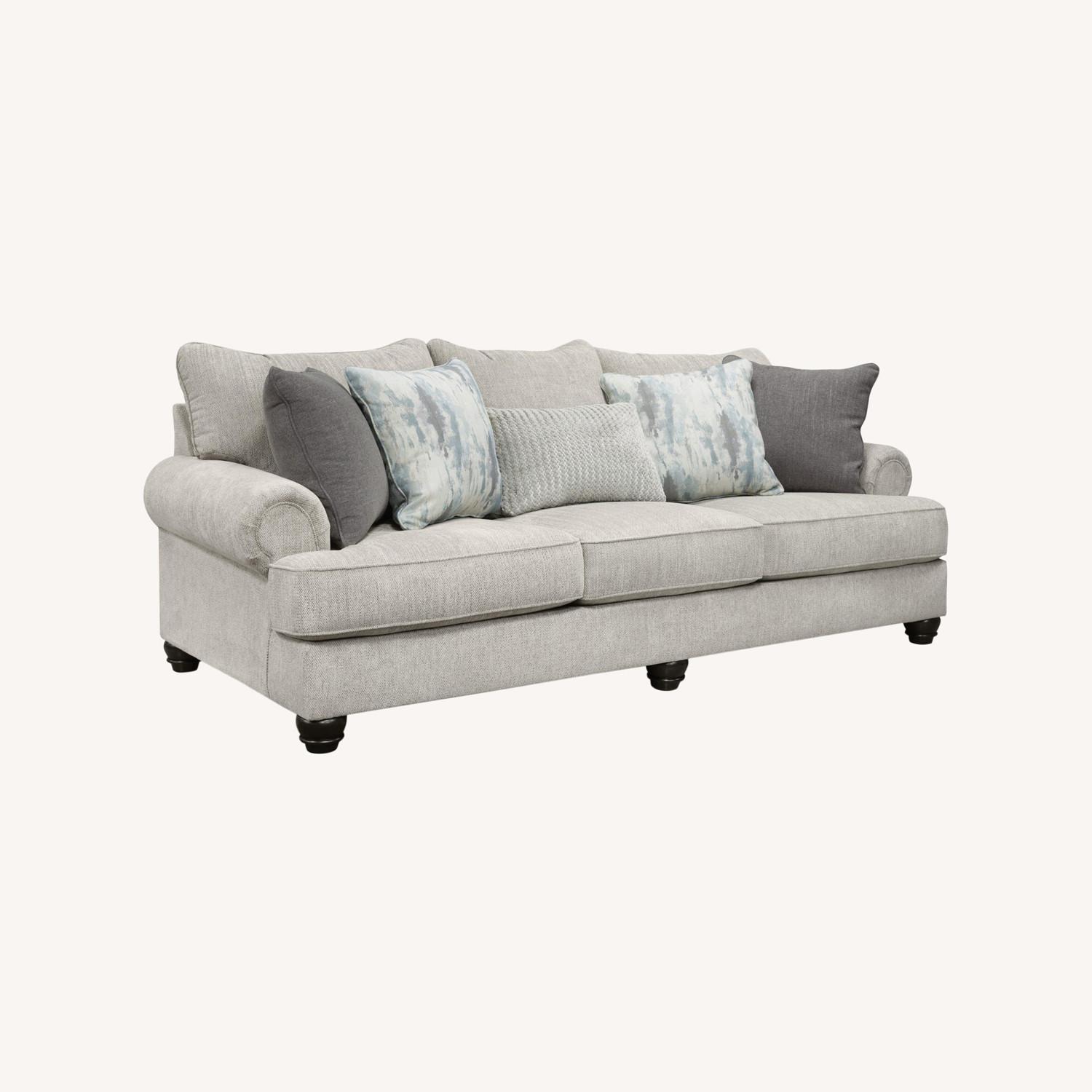 Ashley Furniture Akinlane Gray 3 Seater Sofa - image-0