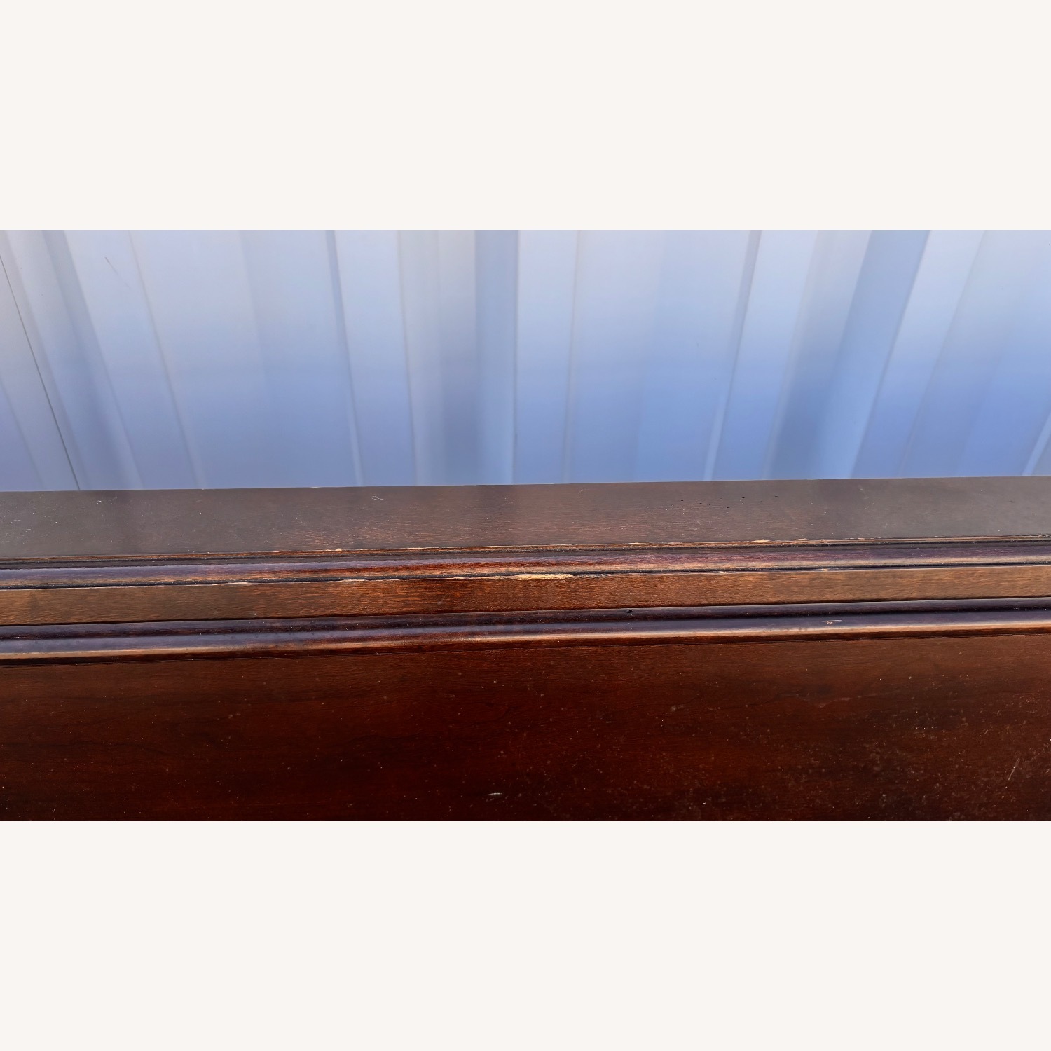 Vintage Four Poster Mahogany Queen Bed - image-4