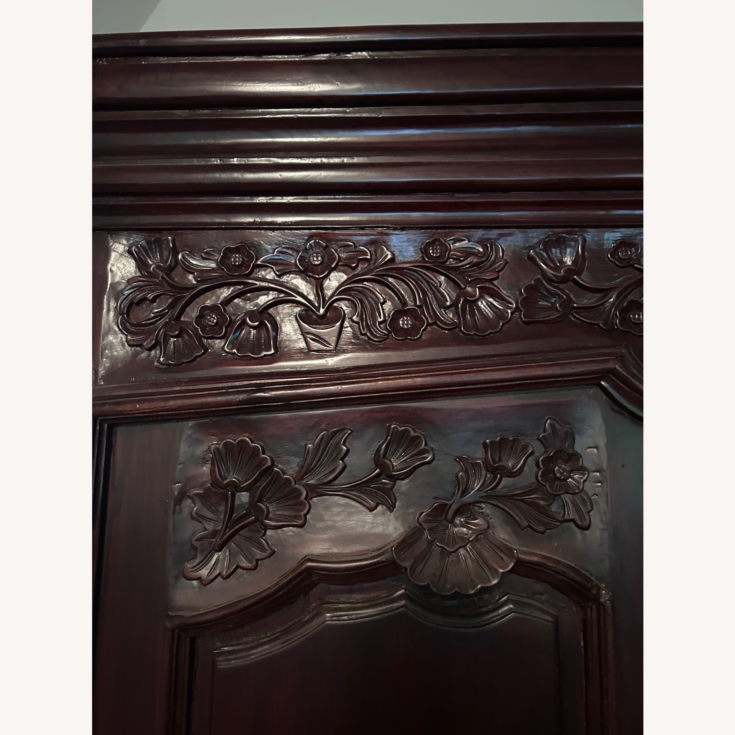 Solid Wood Country Armoire - image-6