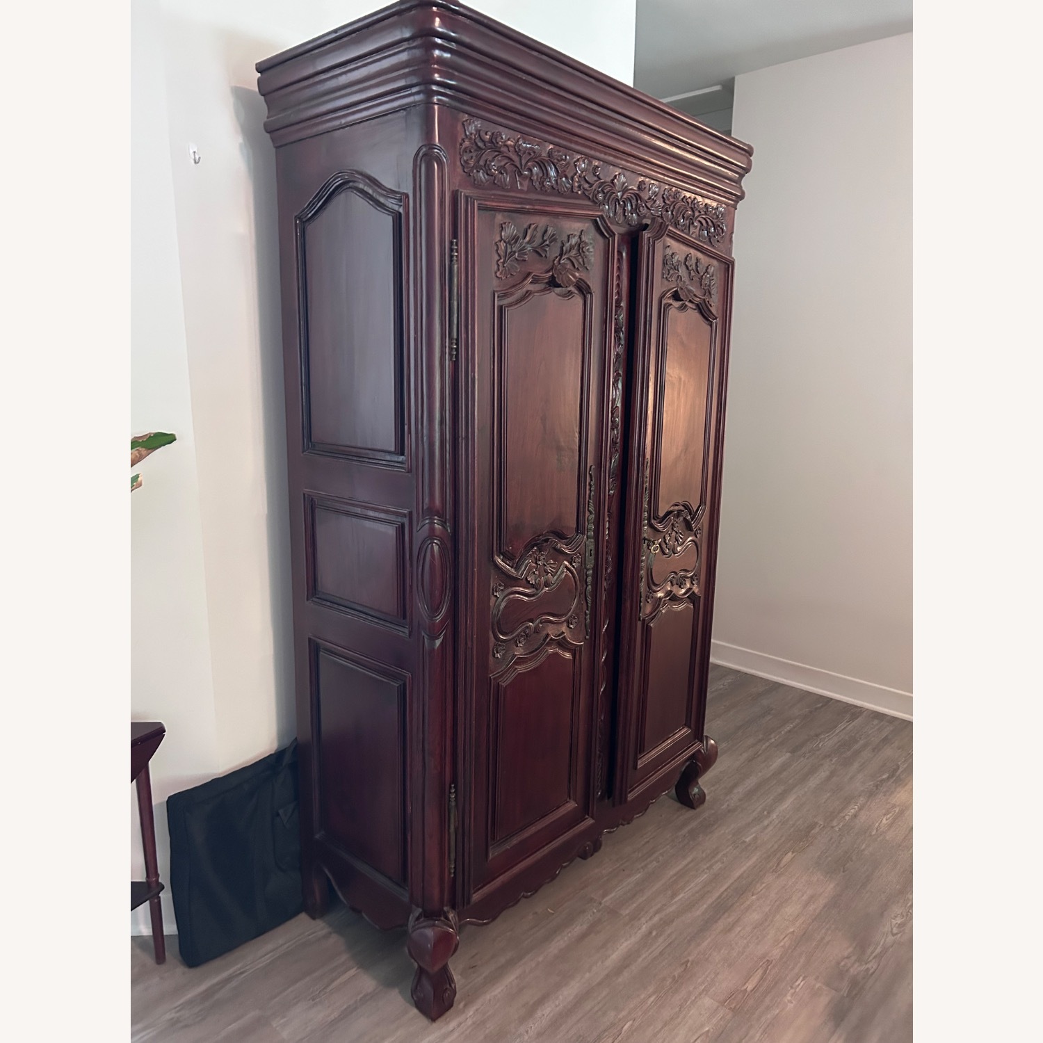 Solid Wood Country Armoire - image-3