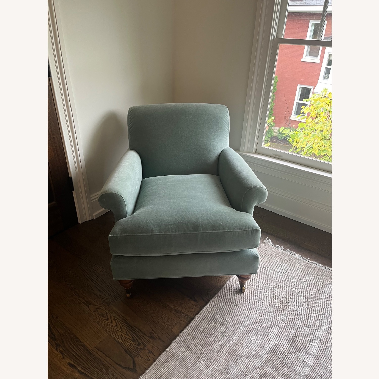 Anthropologie Custom Velvet Willoughby Chair - image-2