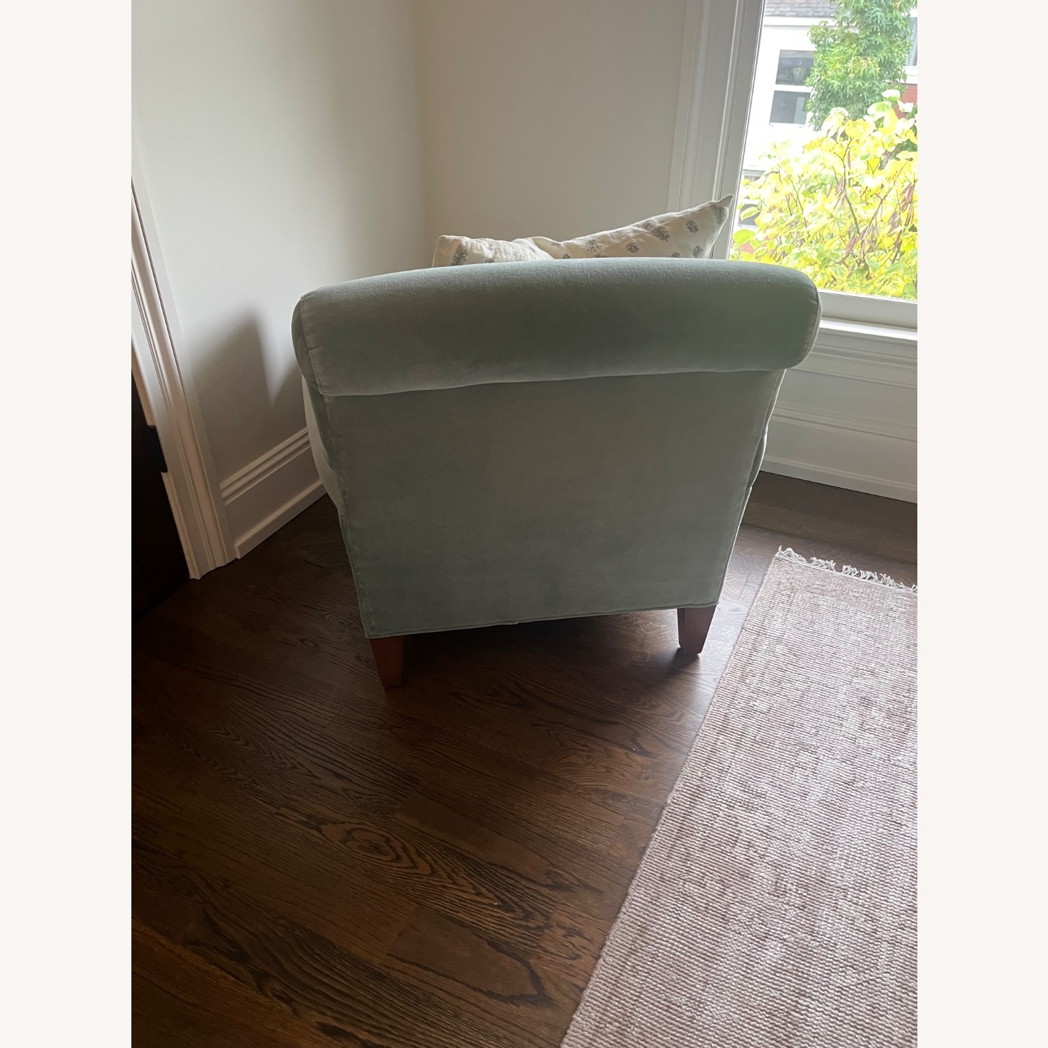 Anthropologie Custom Velvet Willoughby Chair - image-4