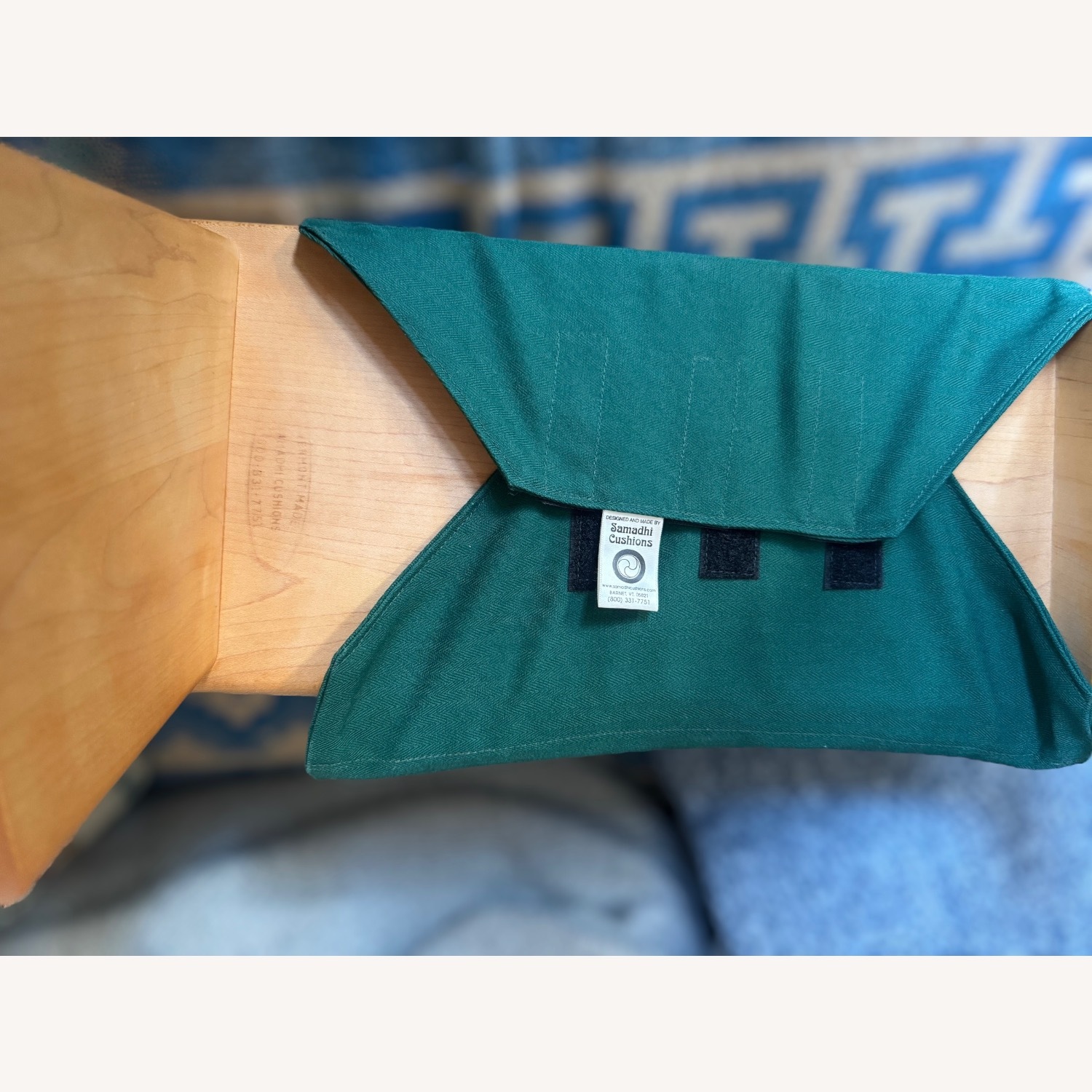 Handmade Meditation Stool W Cushion - image-4