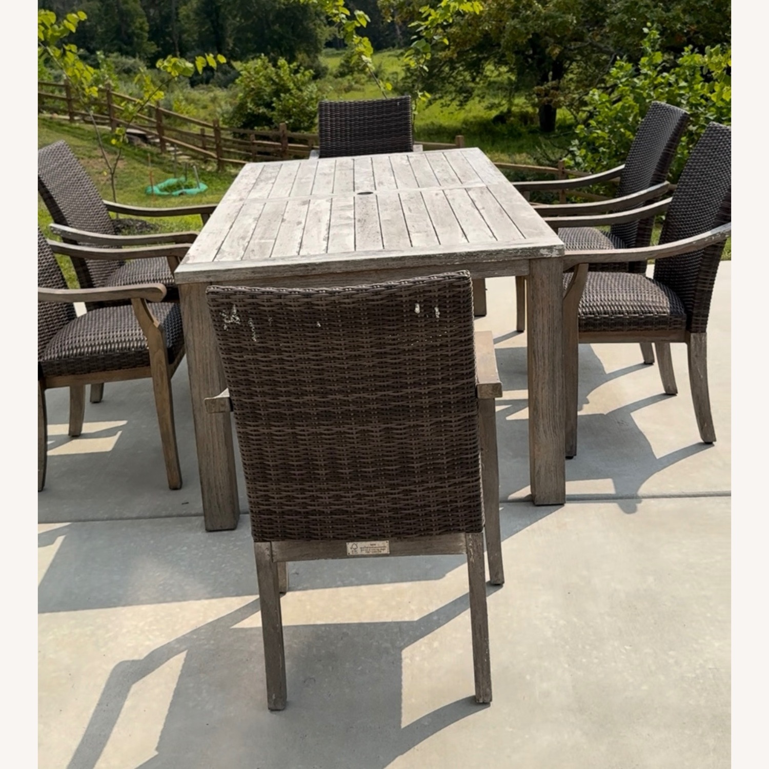 Solid Wood Table With 6 Chairs  - image-20