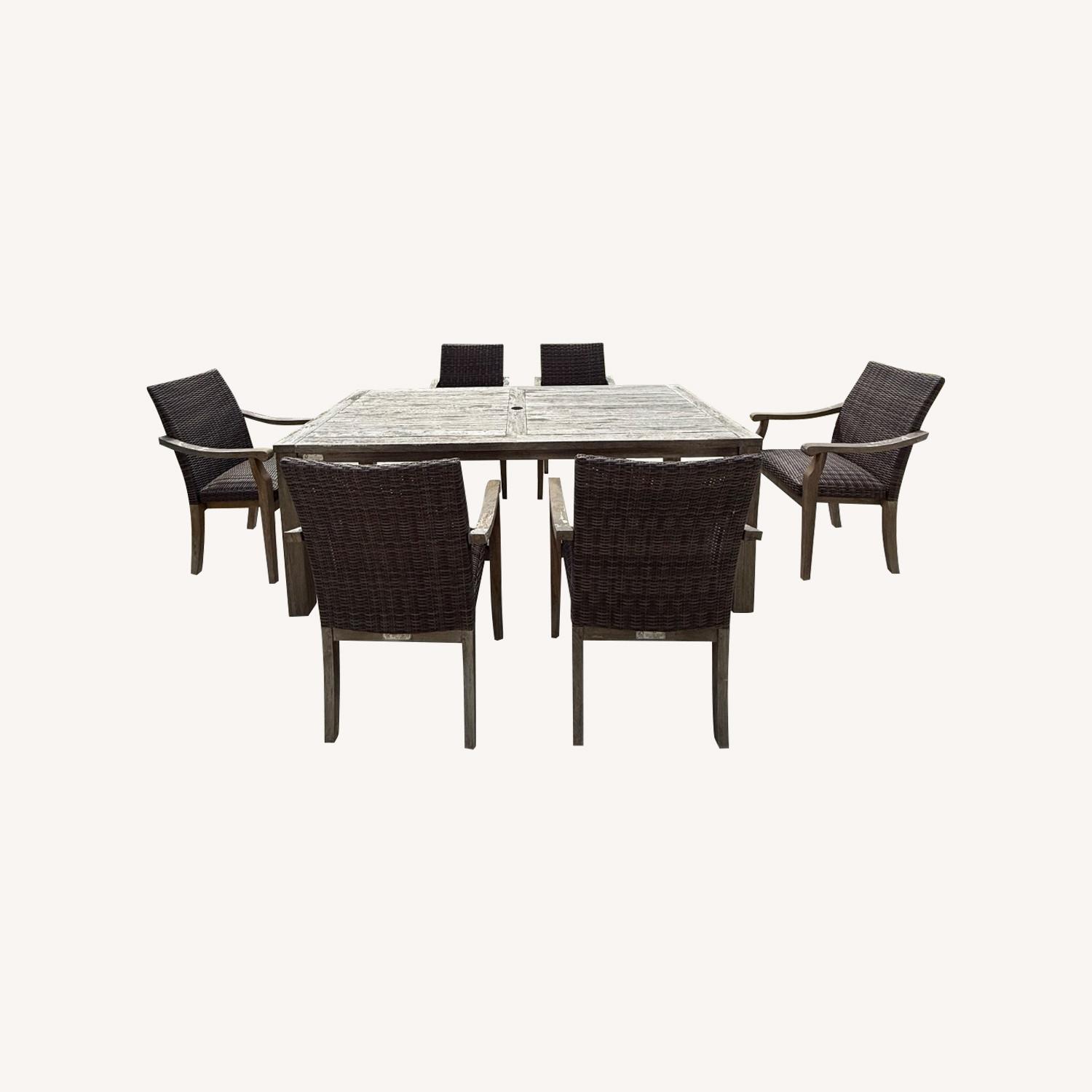 Solid Wood Table With 6 Chairs  - image-0