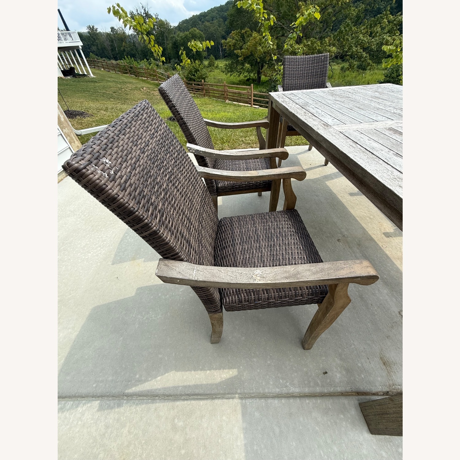 Solid Wood Table With 6 Chairs  - image-6