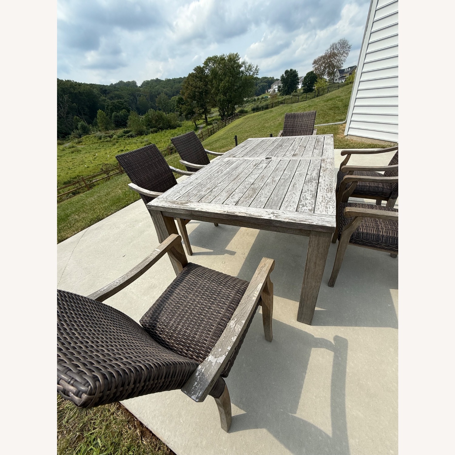 Solid Wood Table With 6 Chairs  - image-9