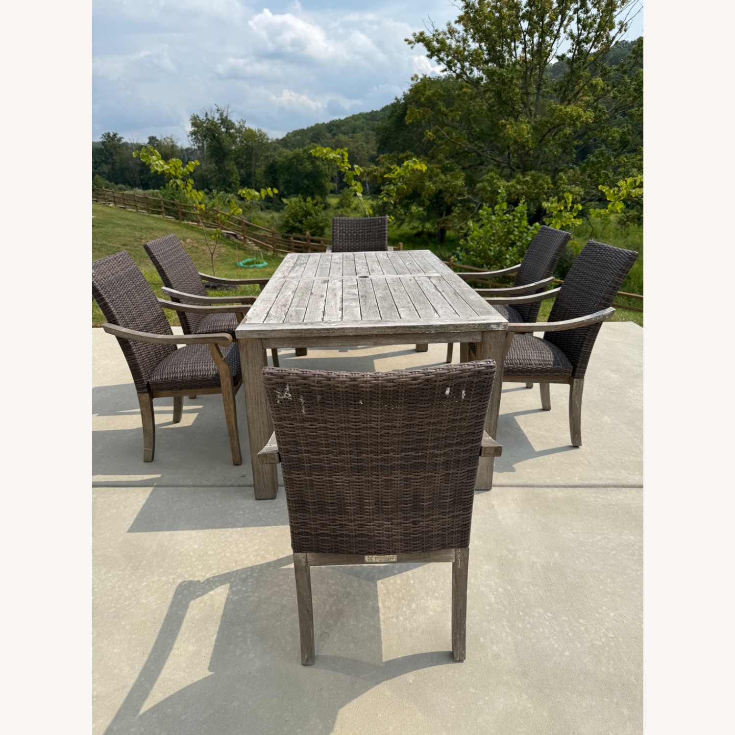 Solid Wood Table With 6 Chairs  - image-5