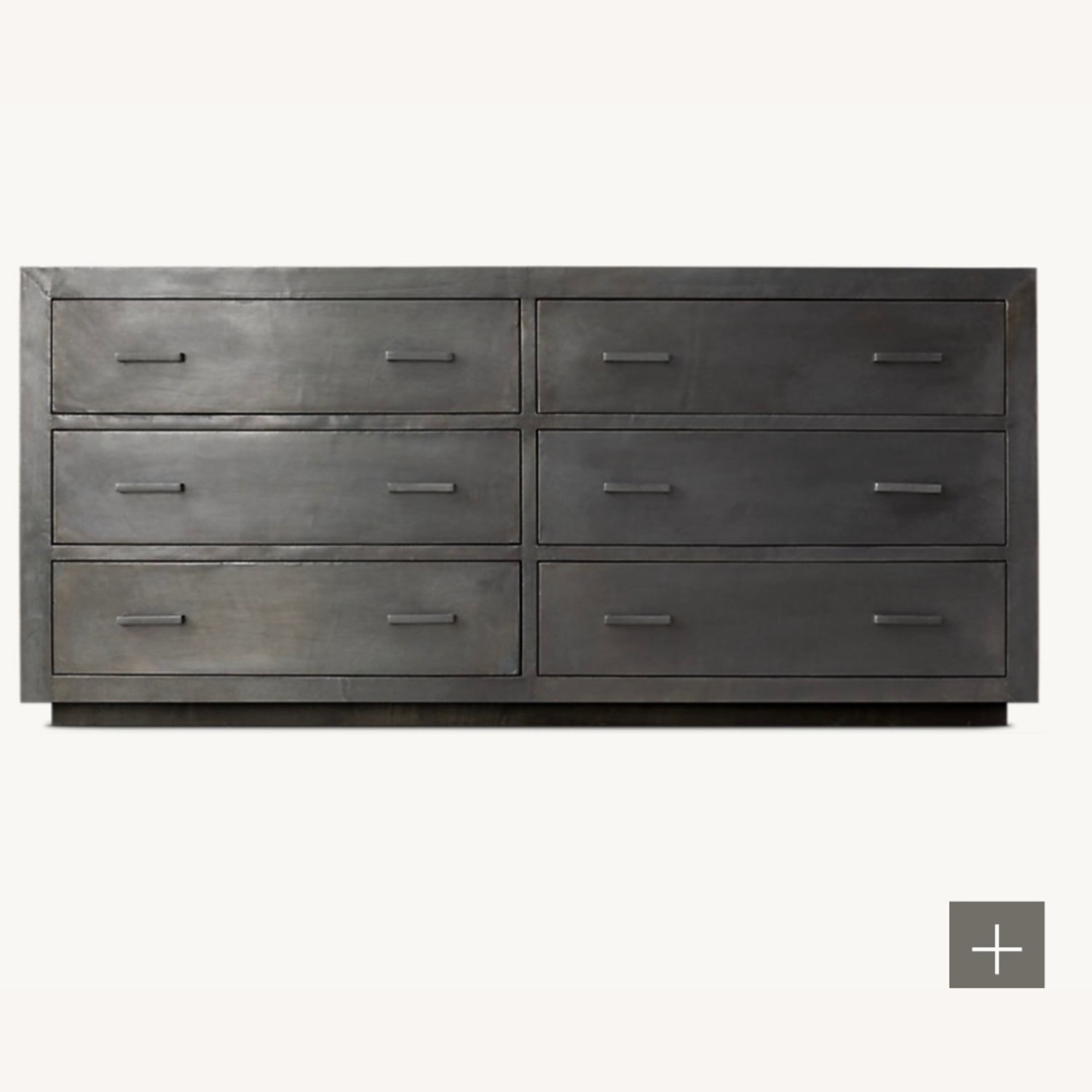 Restoration Hardware LaSalle Zinc Chest - image-1