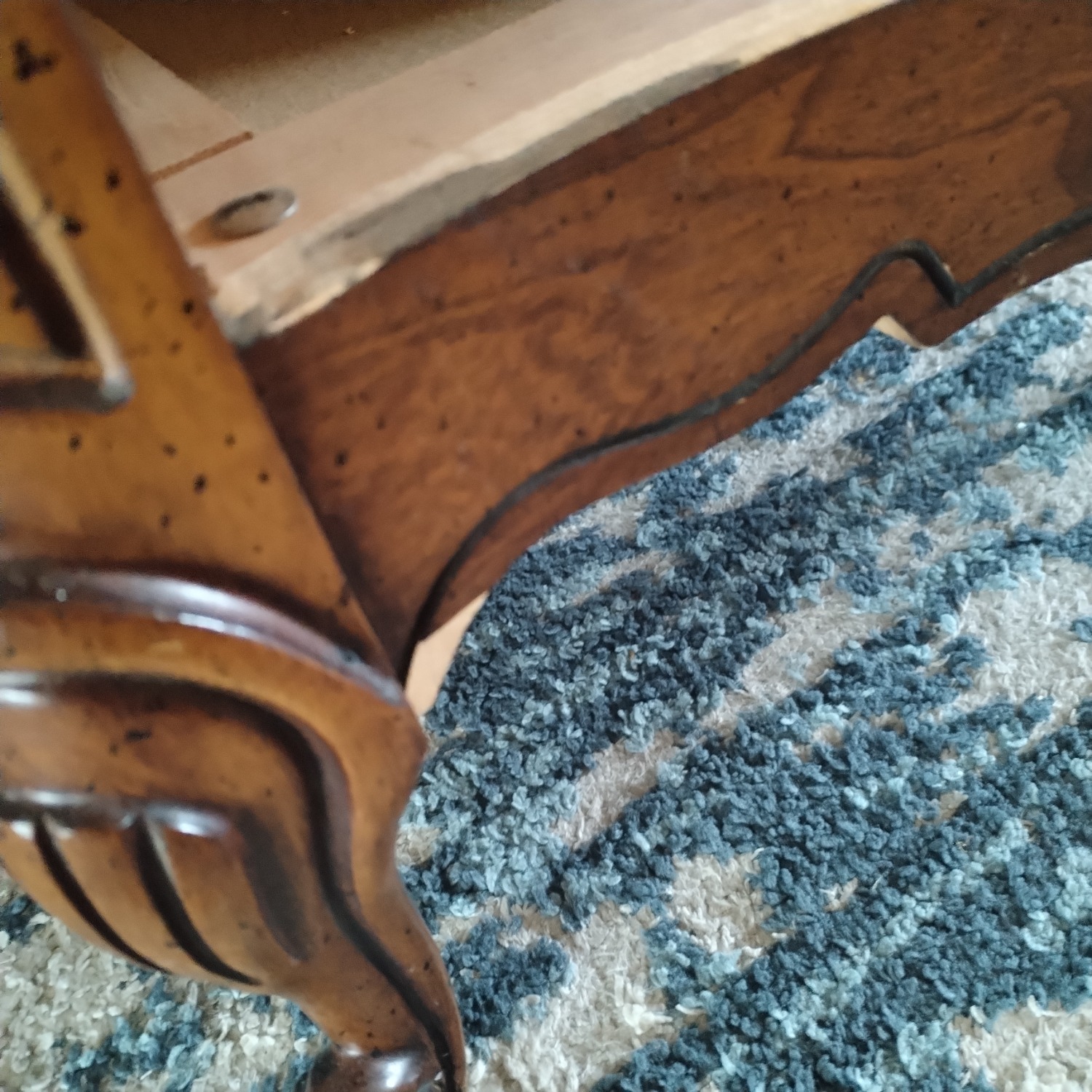 French Provincial 1980's Nightstand - image-12