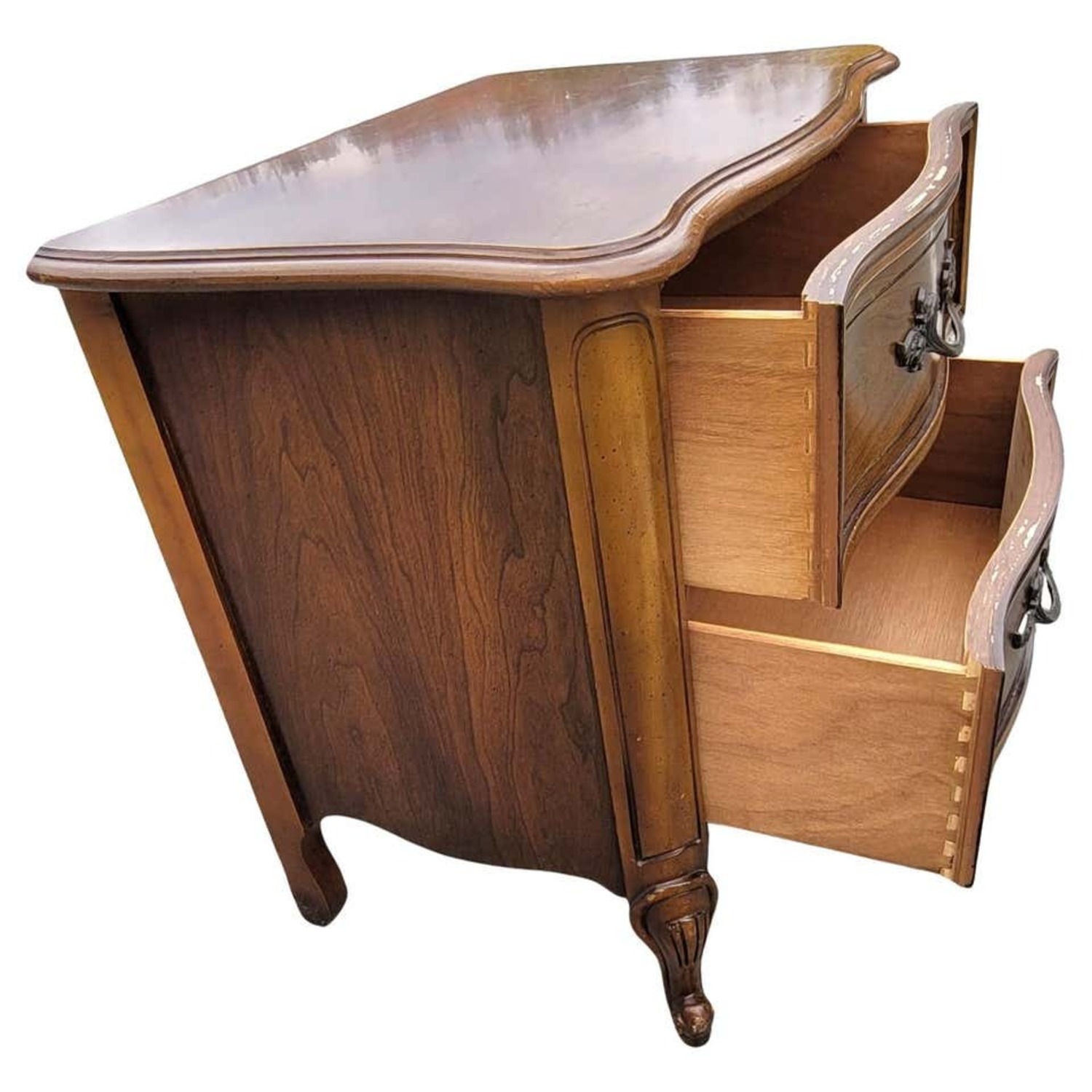 French Provincial 1980's Nightstand - image-9