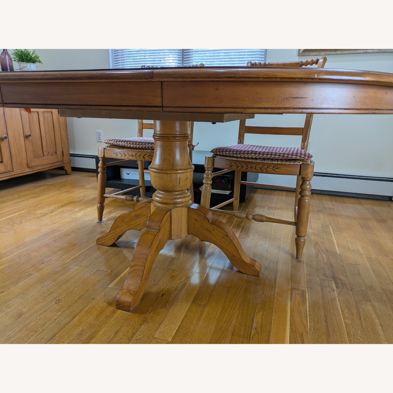 Wooden Oval Dining Table - image-4