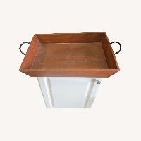 Vintage Rustic Wood Display Tray 