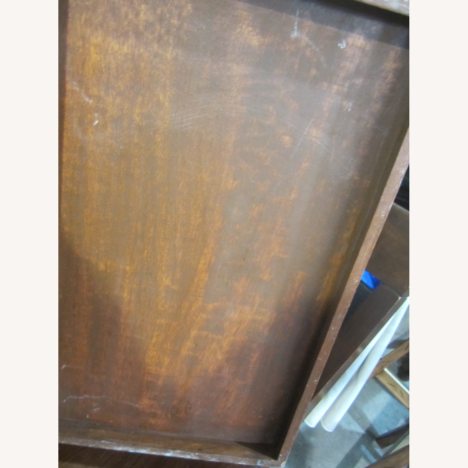 Vintage Rustic Wood Display Tray - image-11