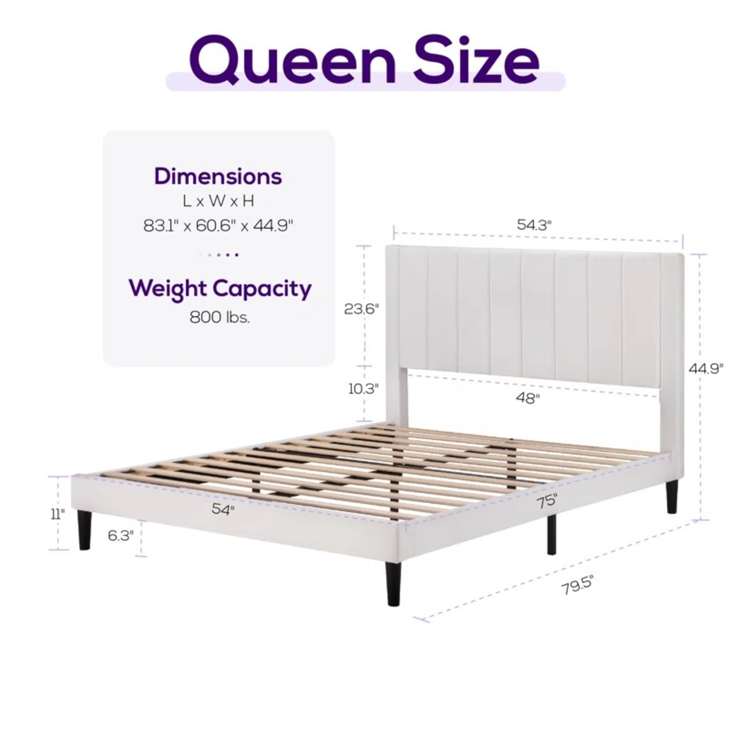 Upholstered Platform Bed - image-4