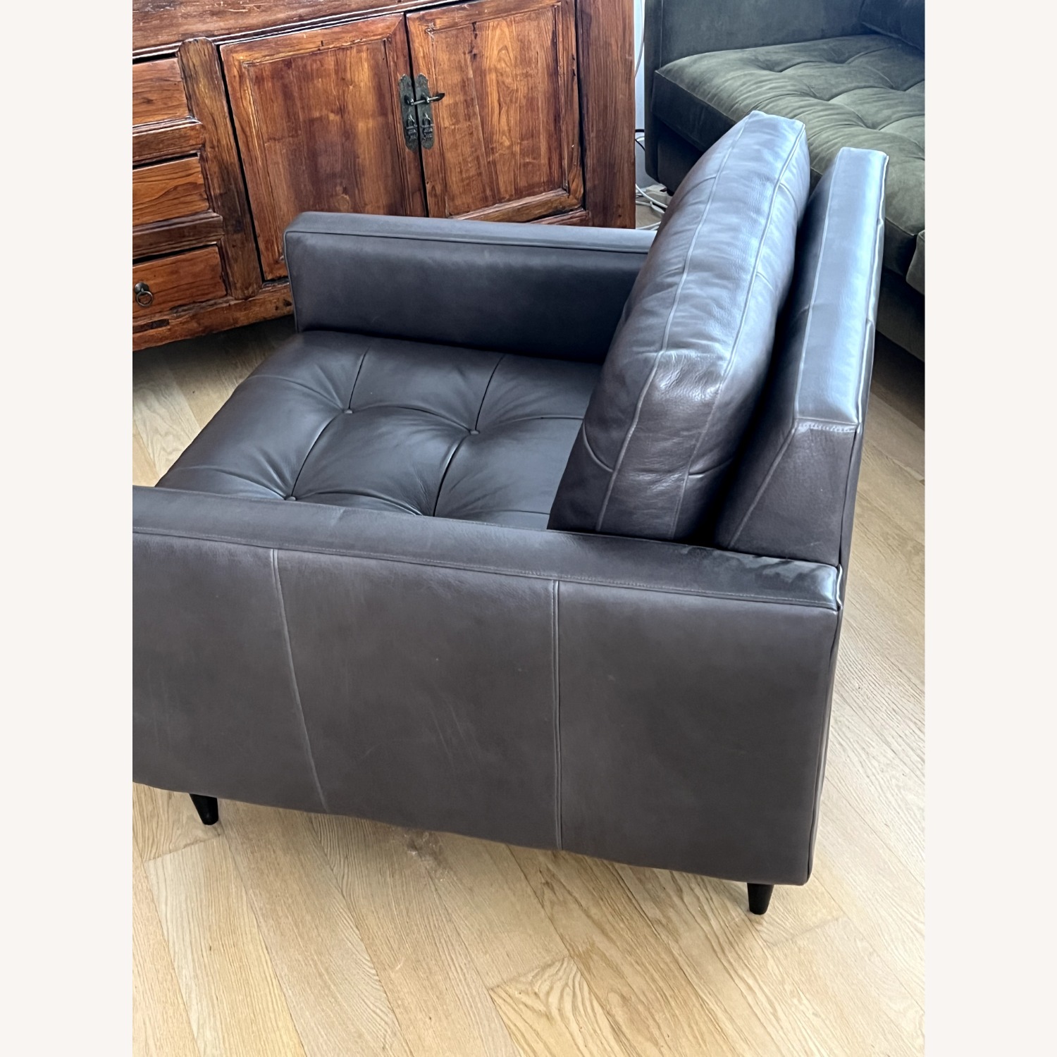 Crate & Barrel Petrie Midcentury Armchair - image-2