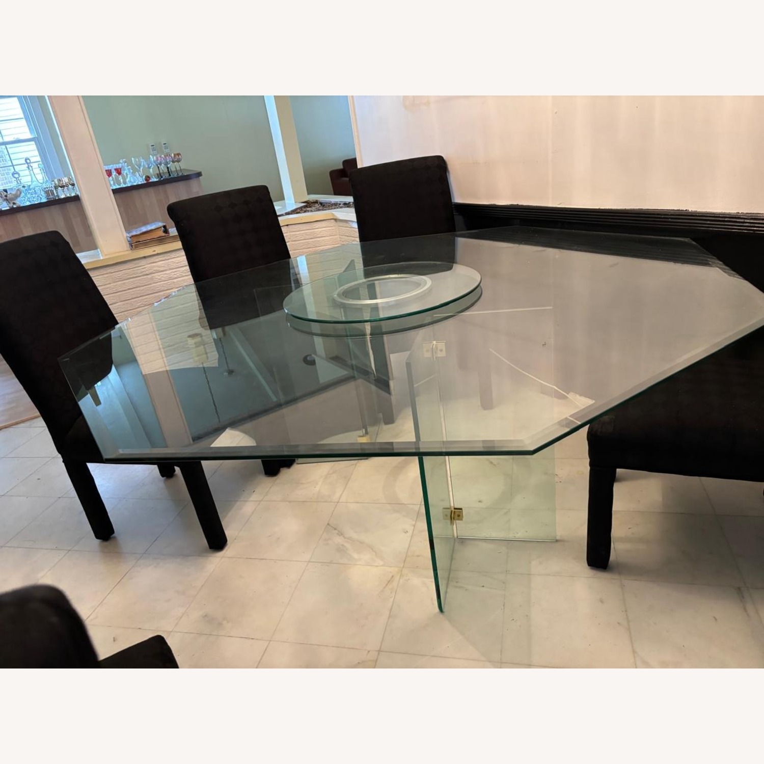 Vintage Dining Table Set with Chairs - image-6