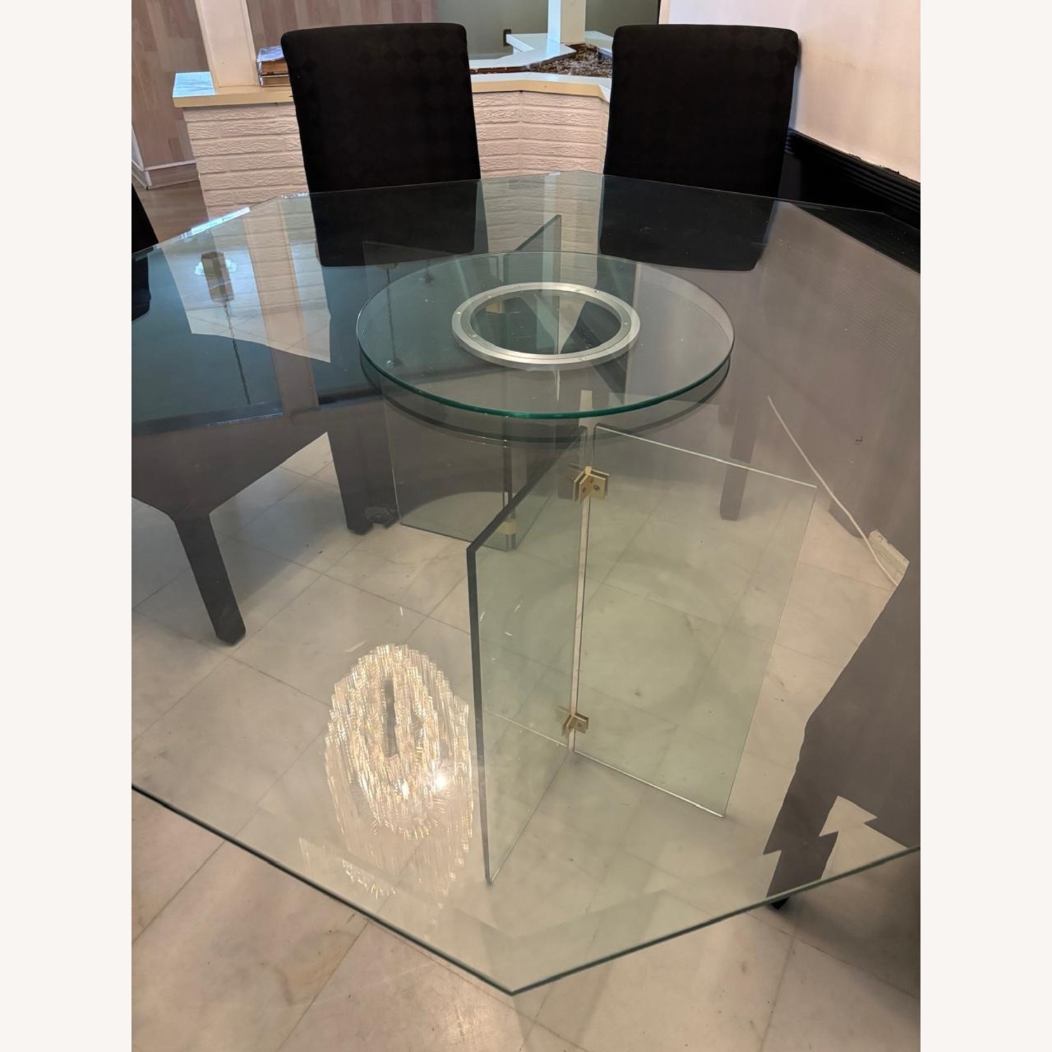 Vintage Dining Table Set with Chairs - image-2