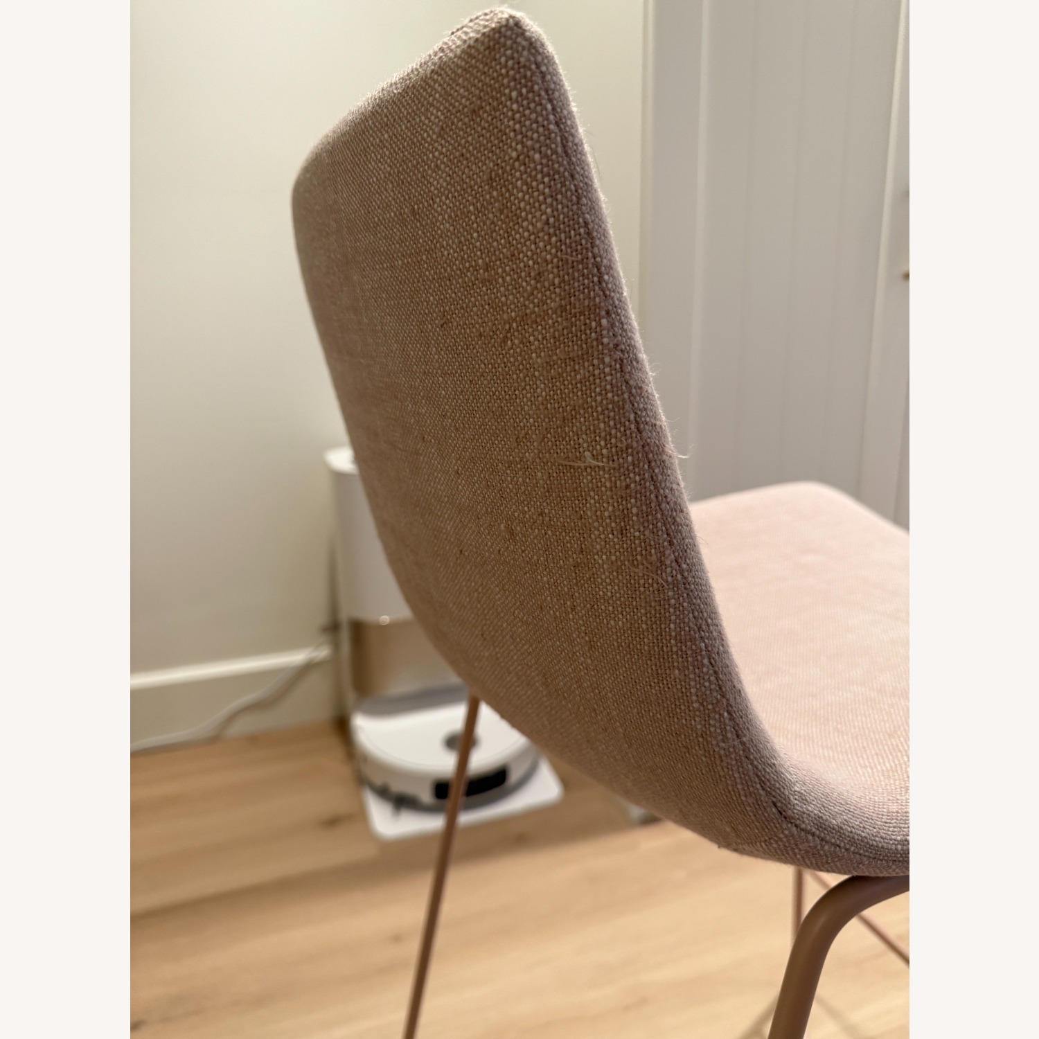 West Elm Slope Counter Stool Dusty Blush - image-4