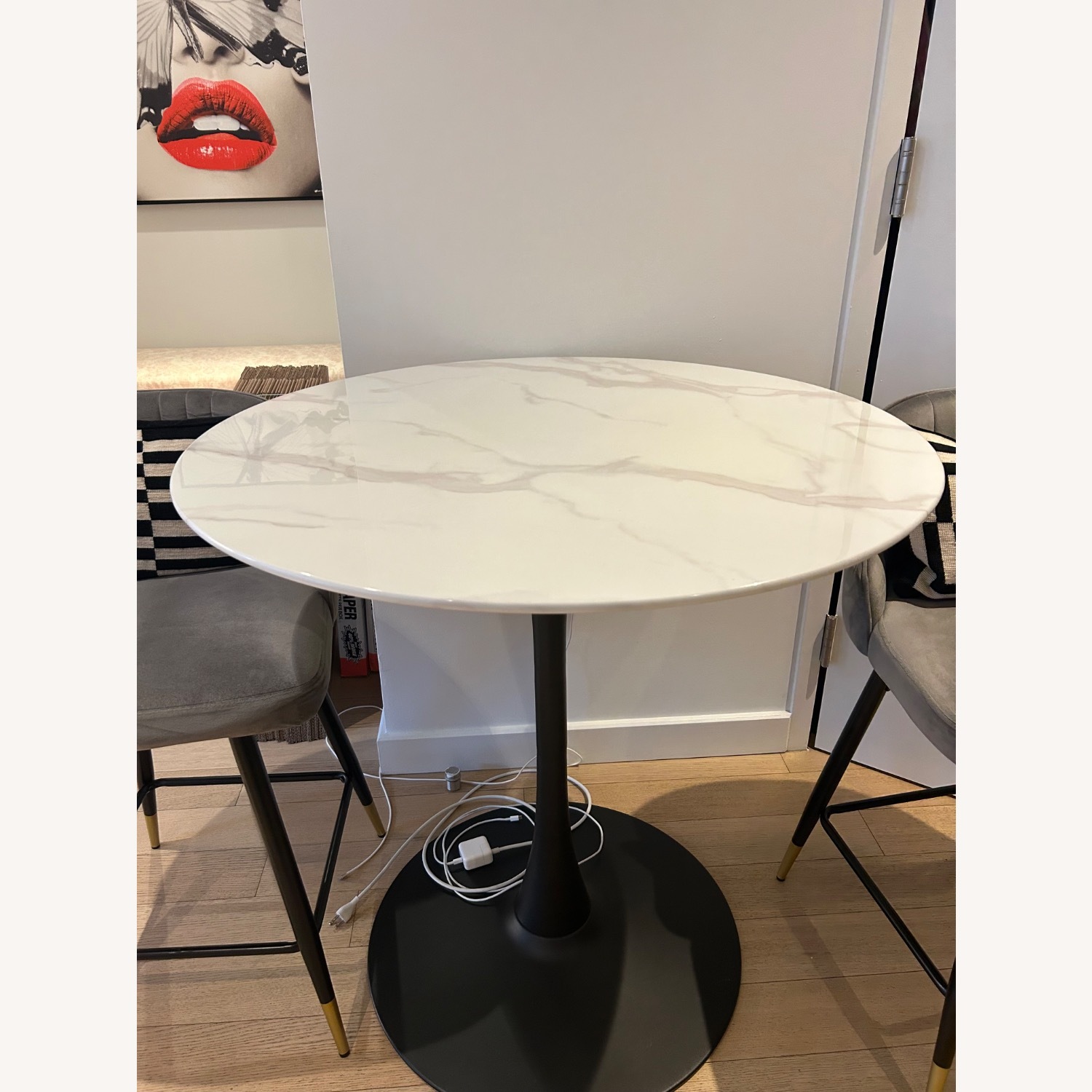 CB2 Round Dining Table - image-1