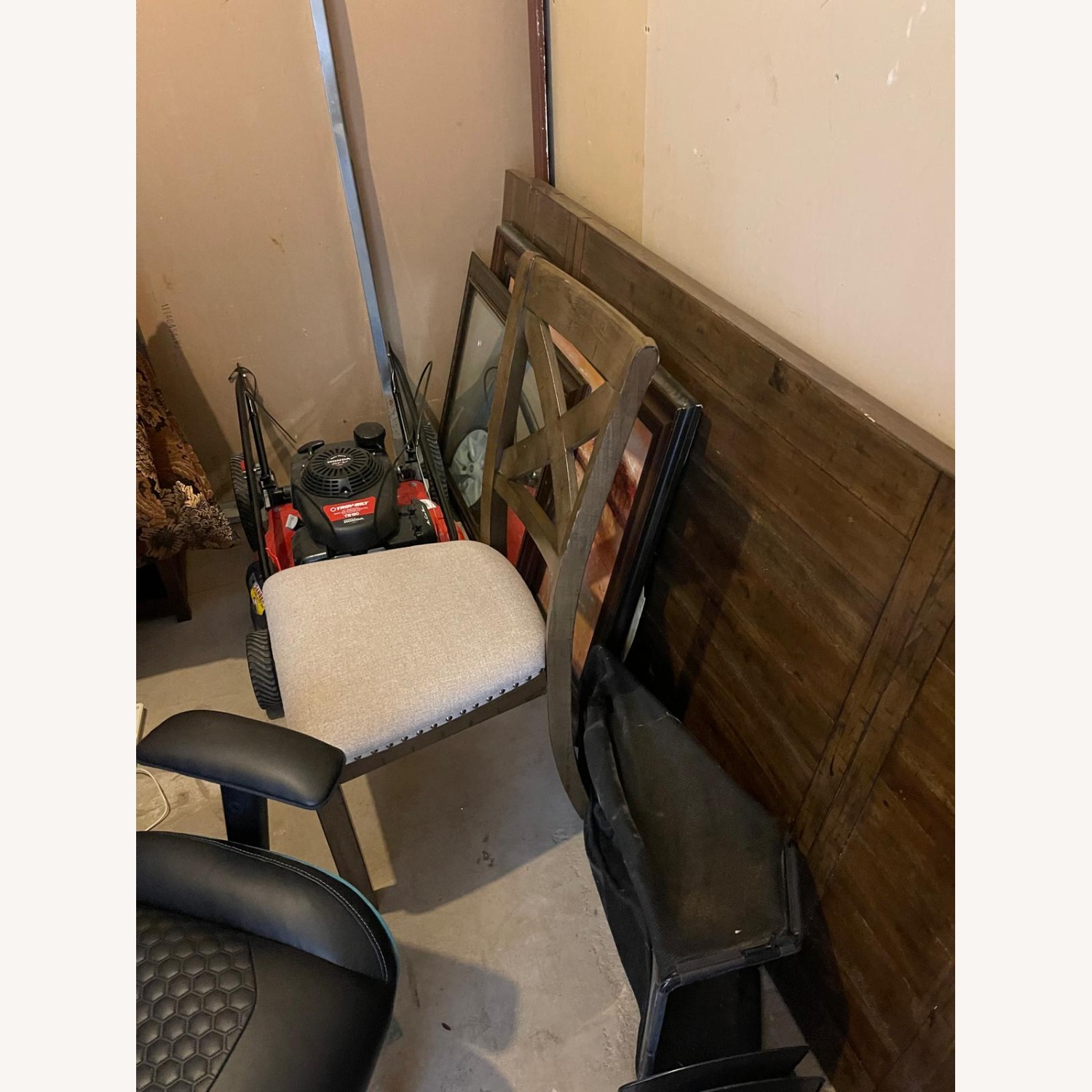 Dining Table and 4 Barstools and Bench - image-3