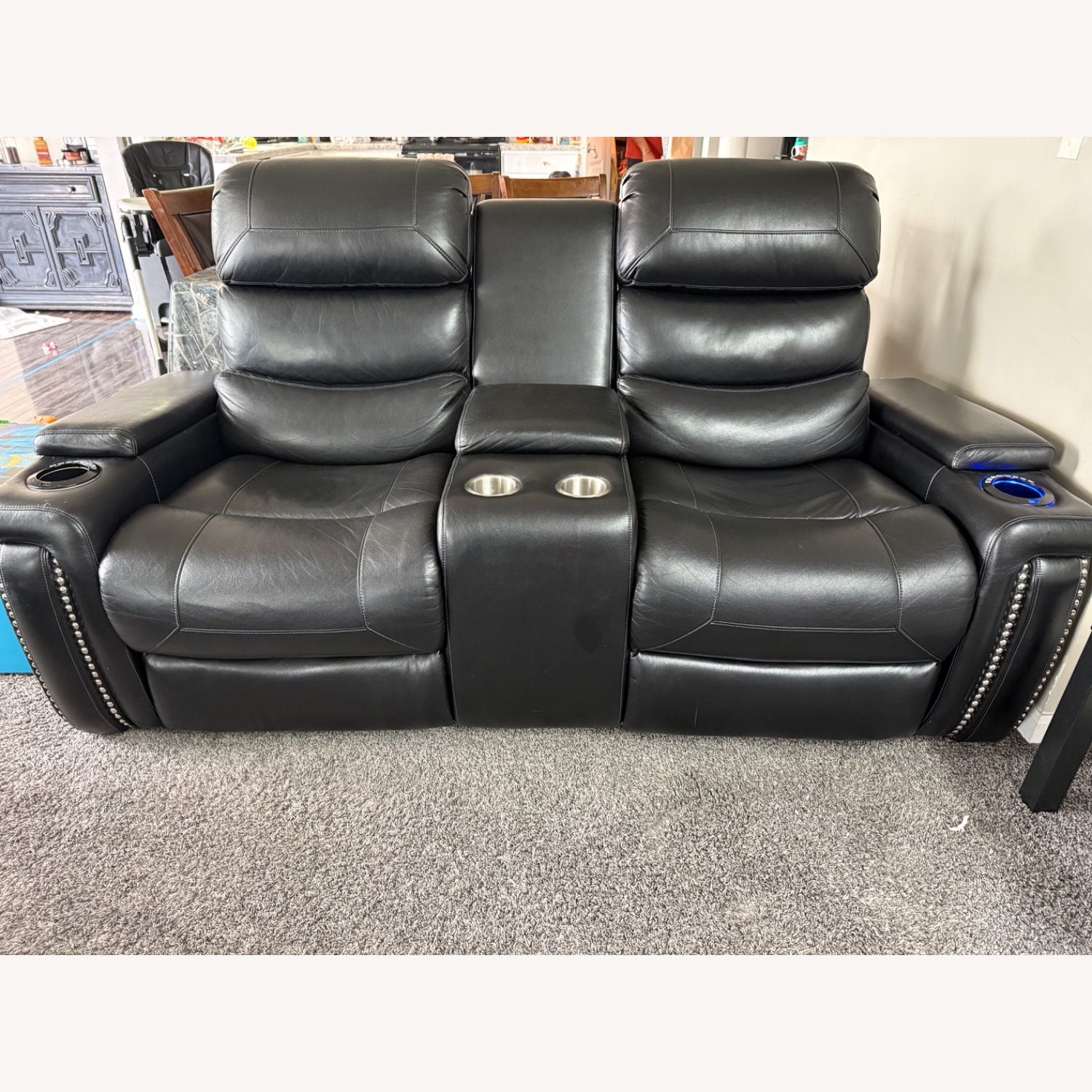 Value City Recliner Loveseat - image-1