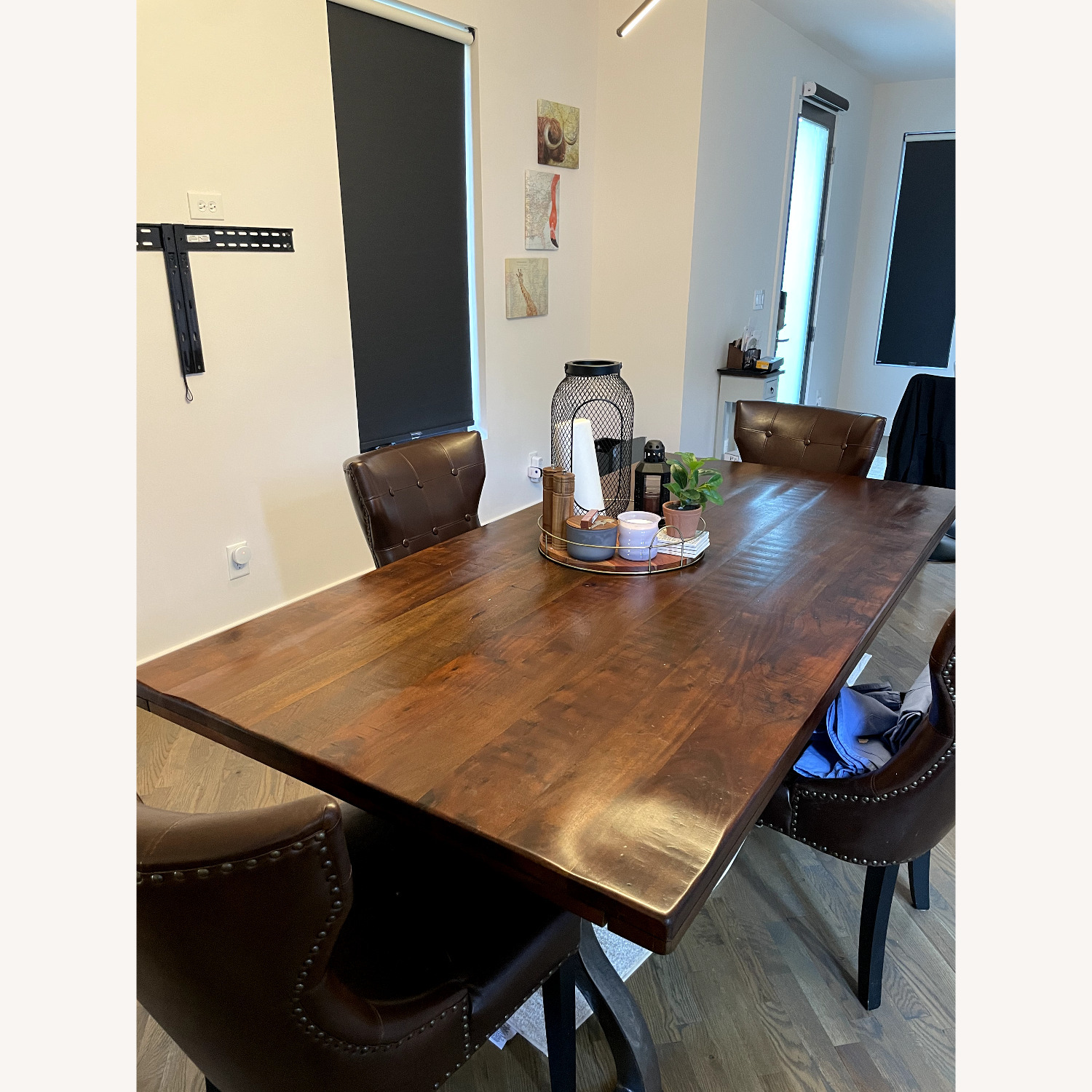 Solid Wood Dining Table - AptDeco