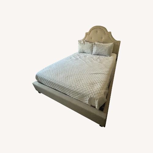 Used Grey Queen Bed for sale on AptDeco