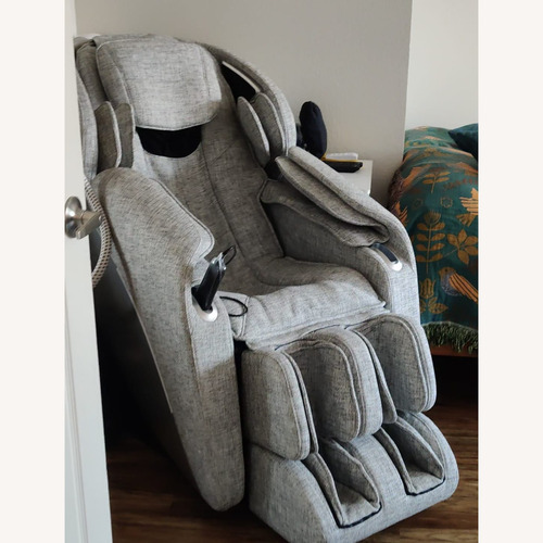 Used  Bob's Discount Gray Power Massage Recliner for sale on AptDeco