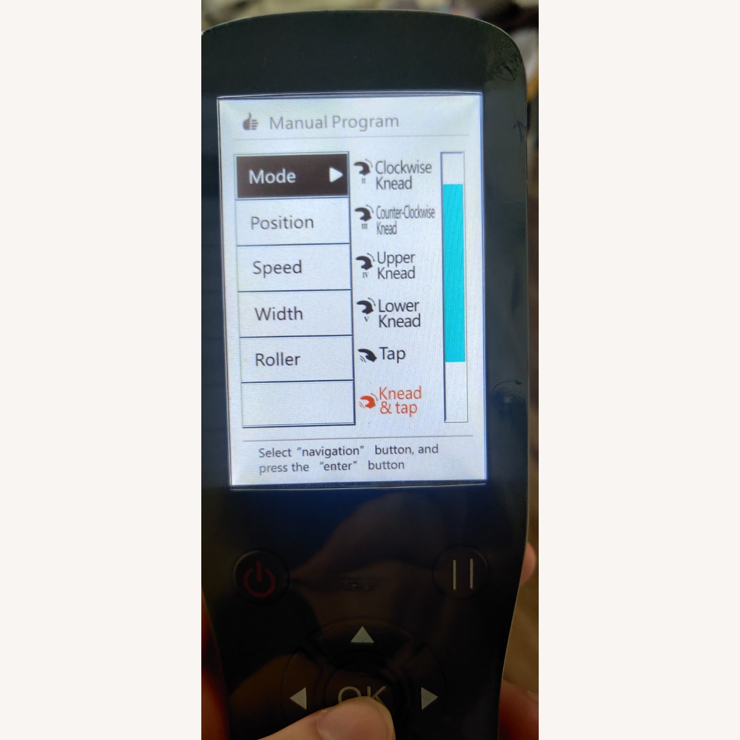  Bob's Discount Gray Power Massage Recliner - image-7