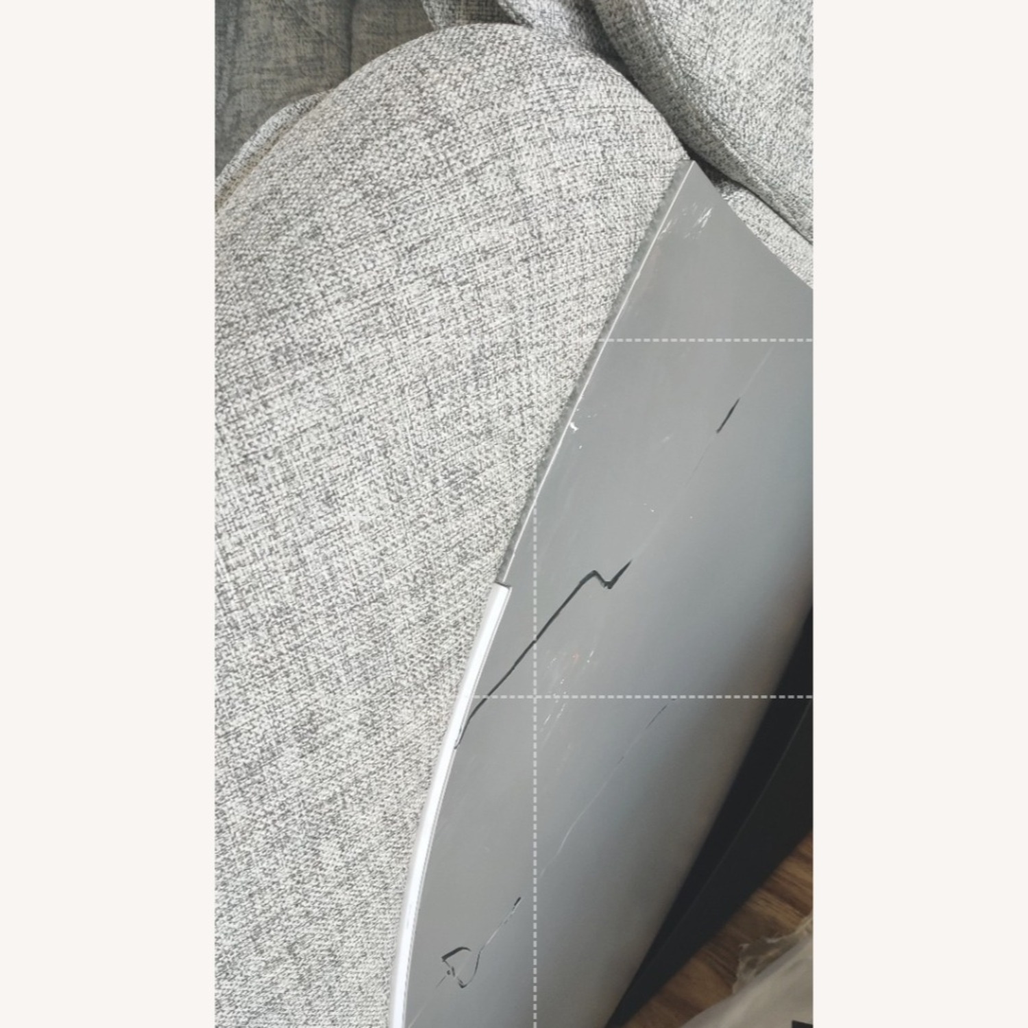  Bob's Discount Gray Power Massage Recliner - image-12