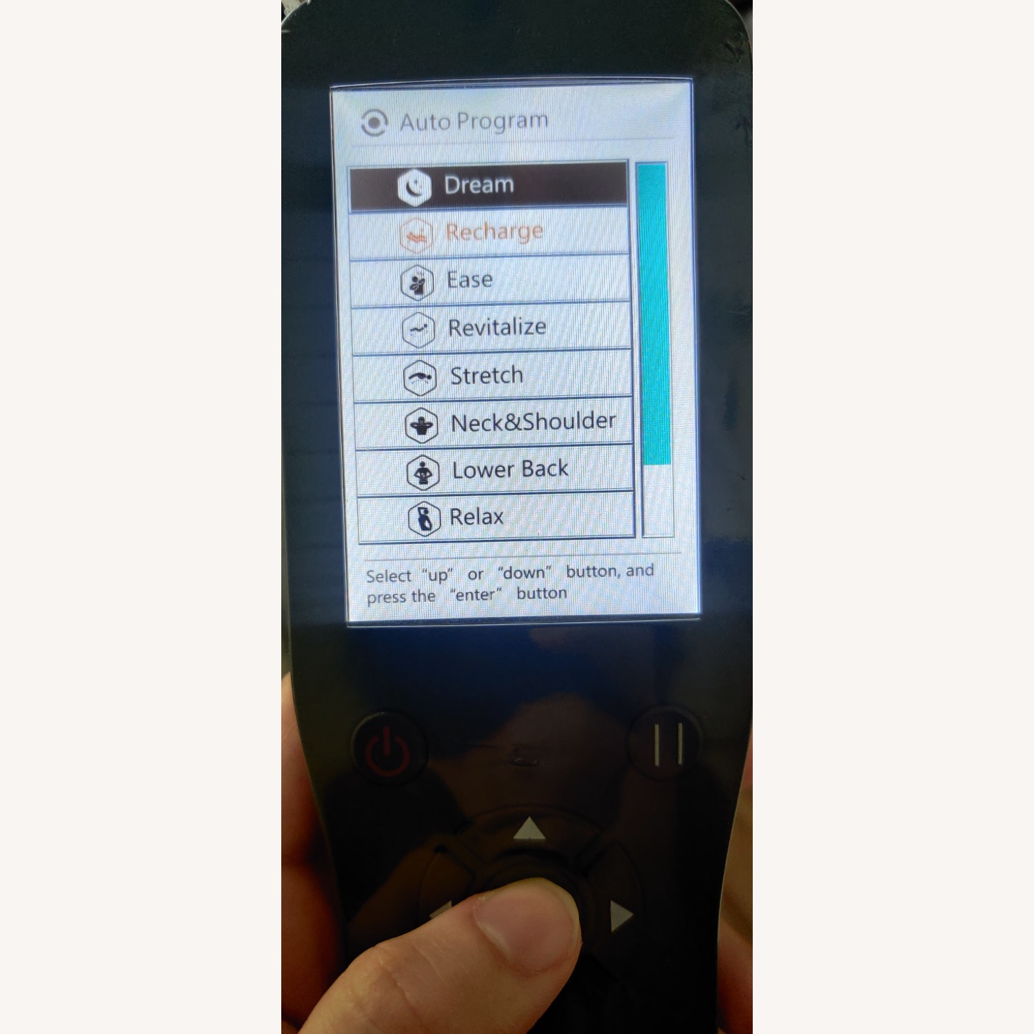  Bob's Discount Gray Power Massage Recliner - image-8