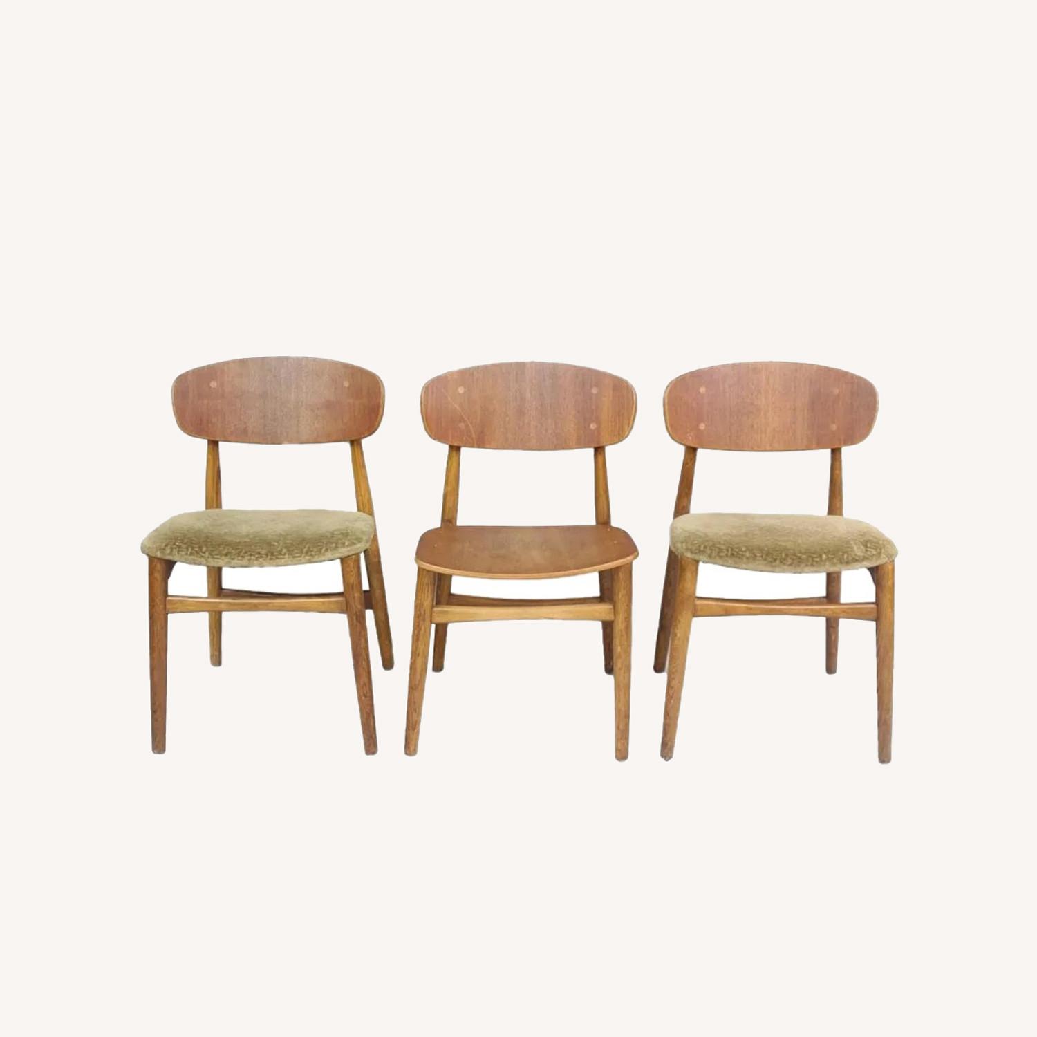 Set of 3 Jens Hjorth Danish Modern Dining Chairs - image-0