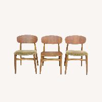Set of 3 Jens Hjorth Danish Modern Dining Chairs