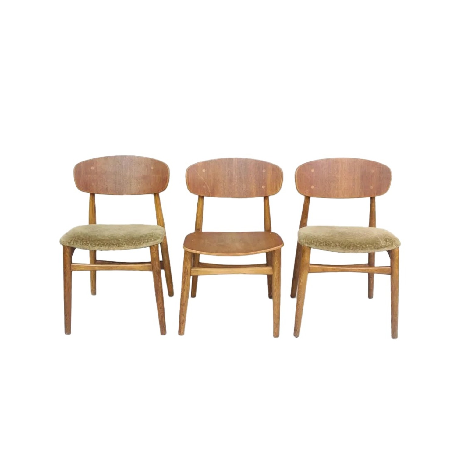 Set of 3 Jens Hjorth Danish Modern Dining Chairs - image-3
