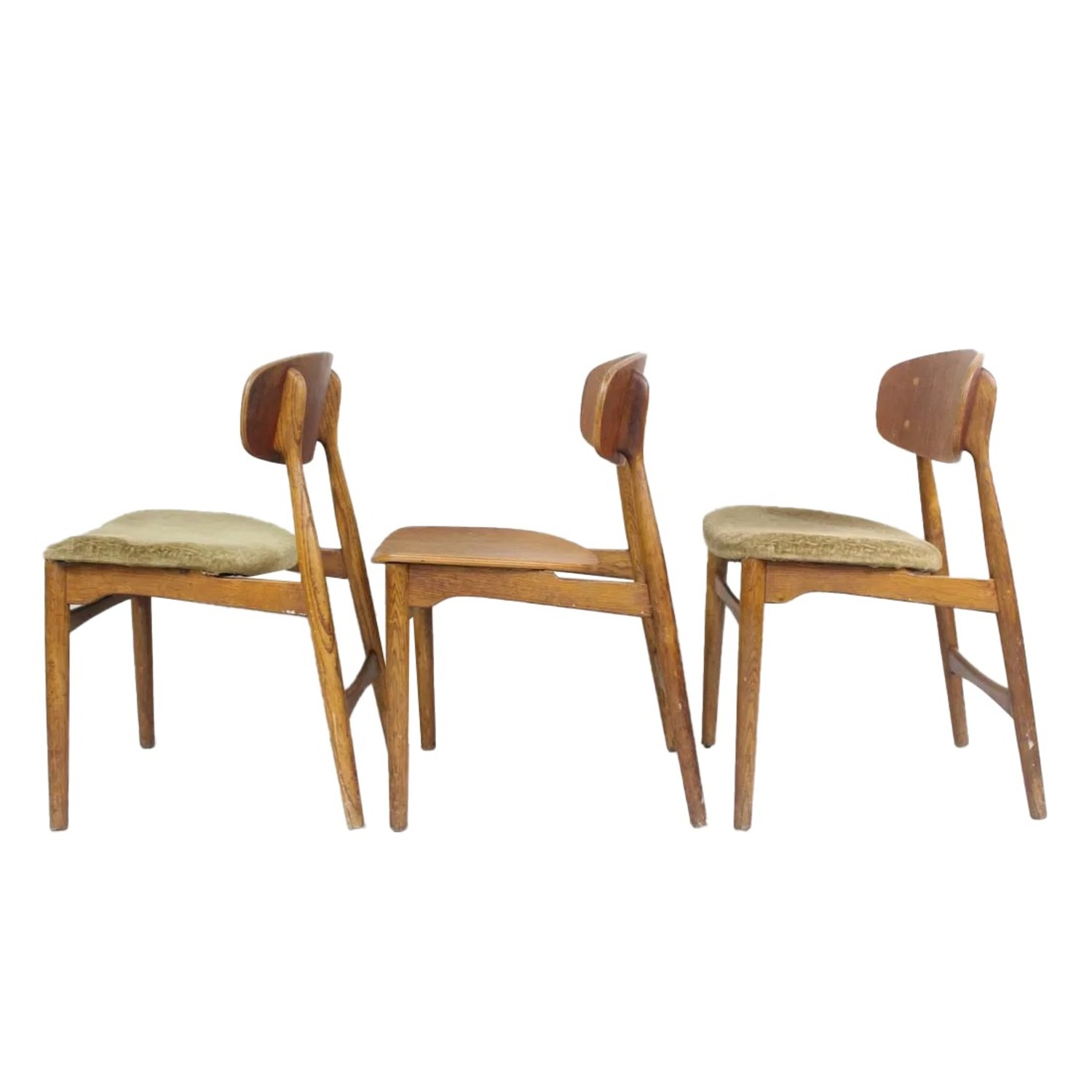 Set of 3 Jens Hjorth Danish Modern Dining Chairs - image-4