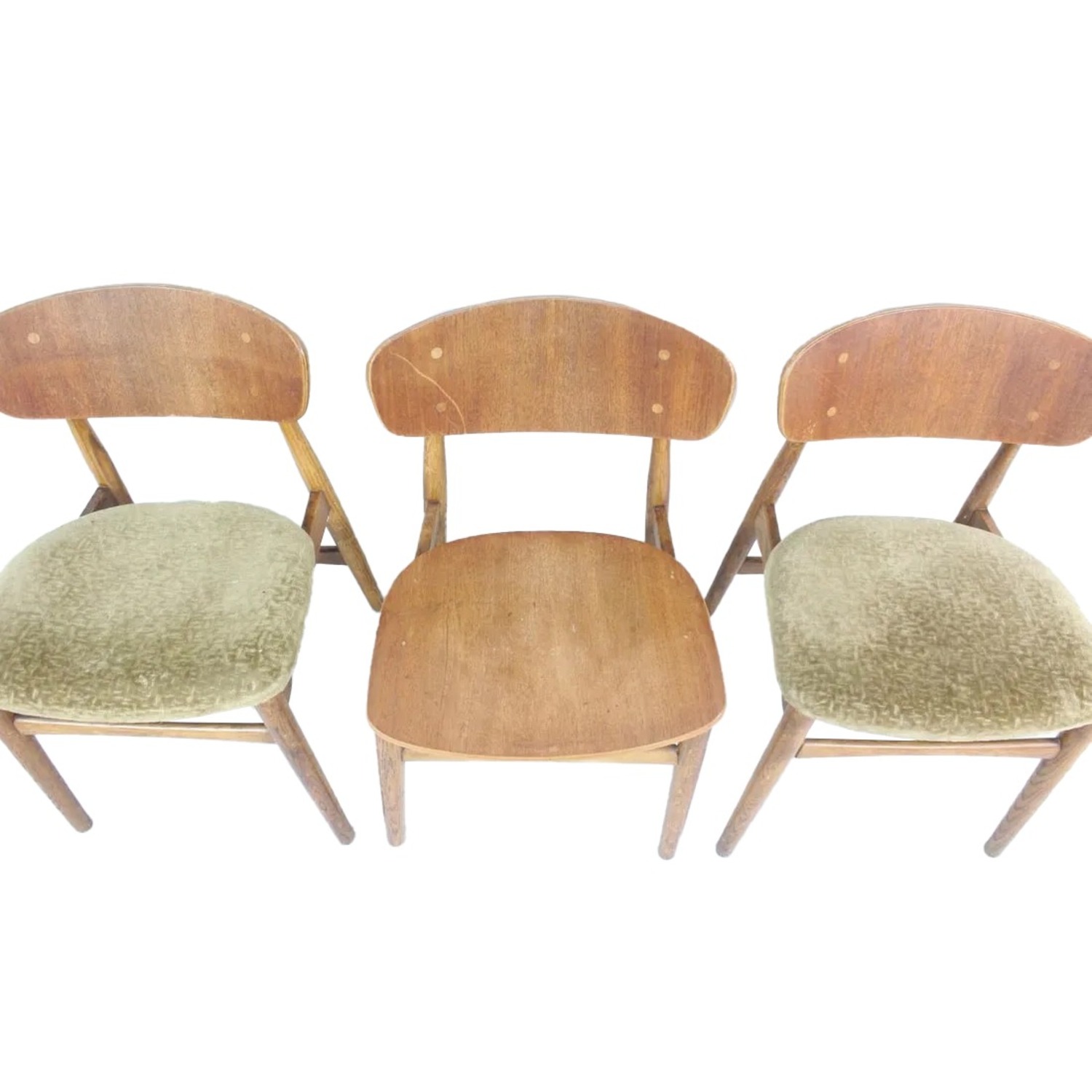 Set of 3 Jens Hjorth Danish Modern Dining Chairs - image-5
