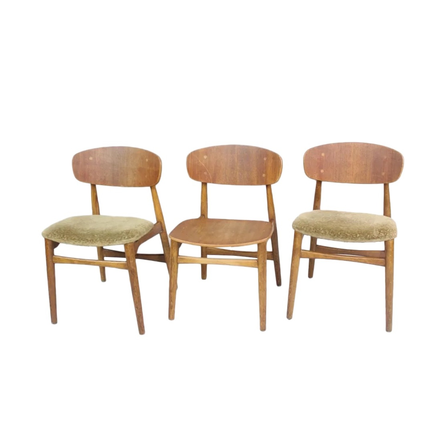 Set of 3 Jens Hjorth Danish Modern Dining Chairs - image-1