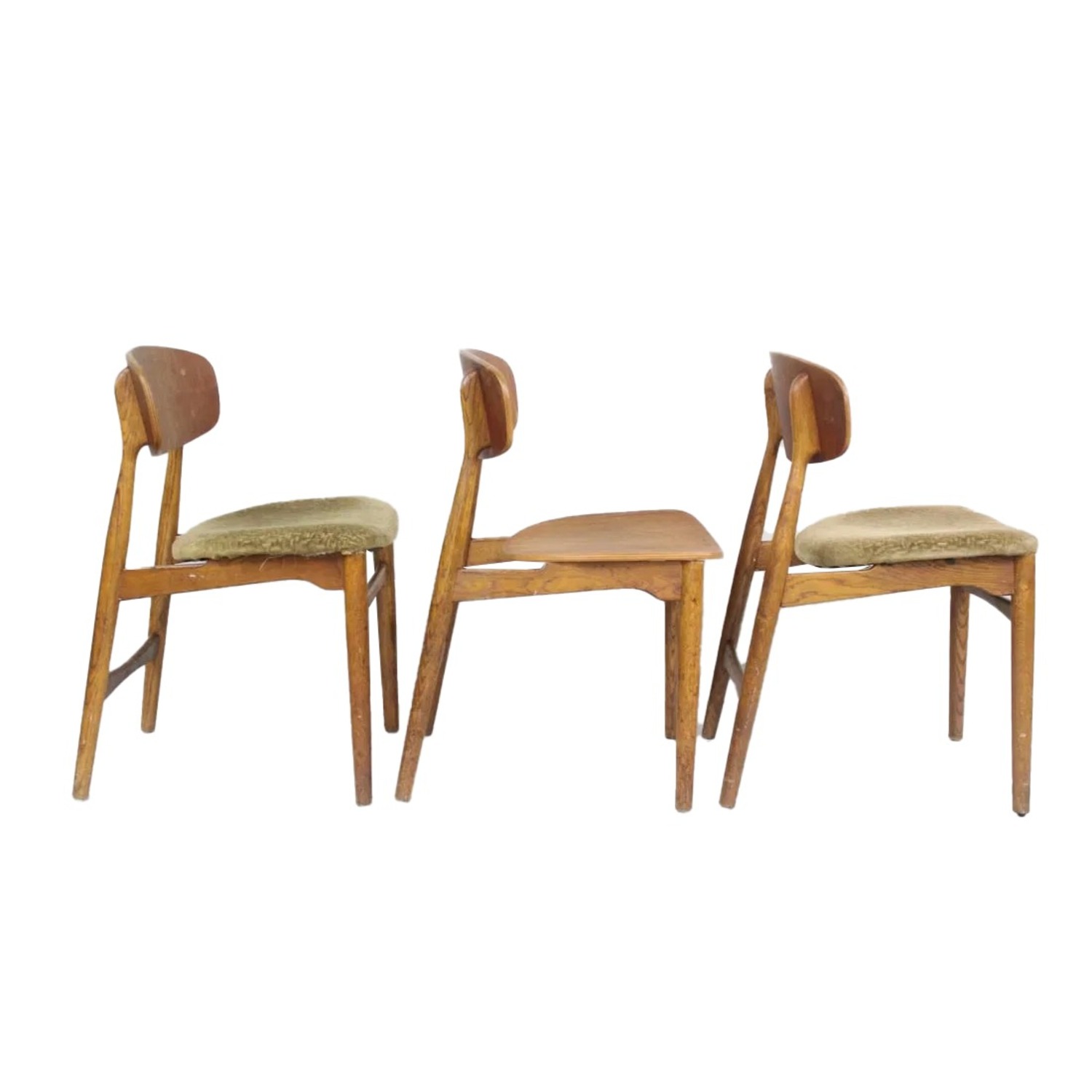 Set of 3 Jens Hjorth Danish Modern Dining Chairs - image-2