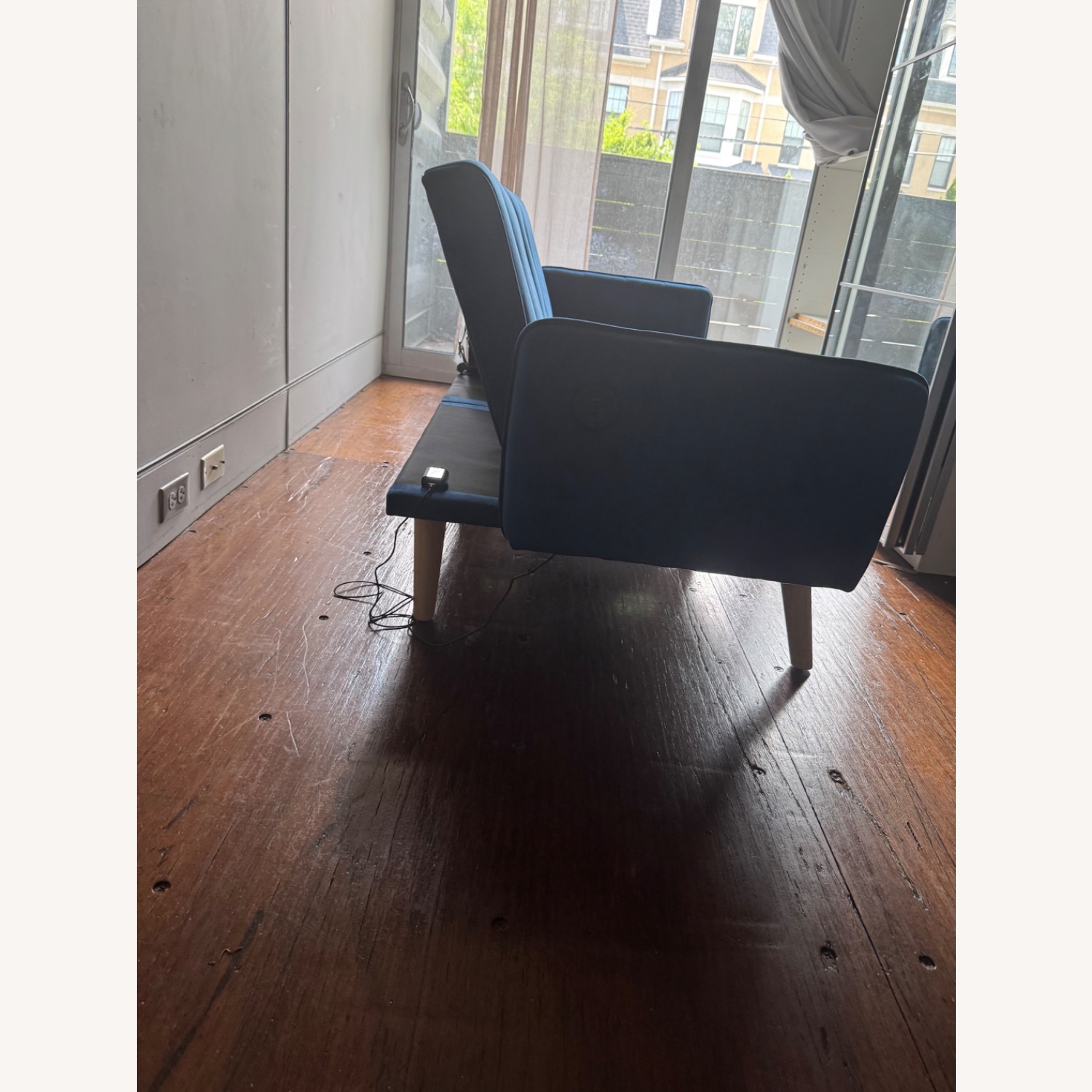 Amazon Velvet Futon Couch - image-2