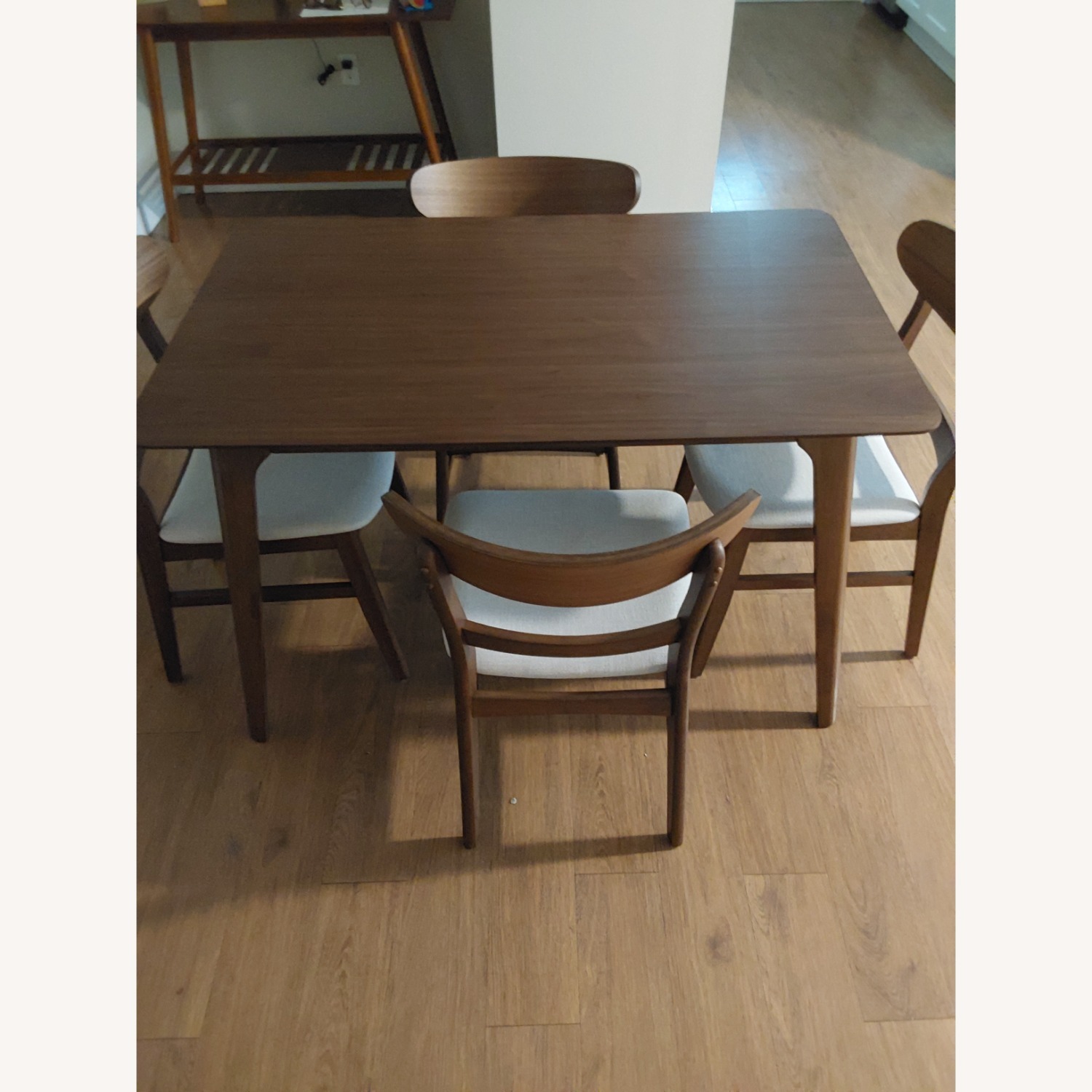 Wade Logan Dining Set 4 Chairs - image-2