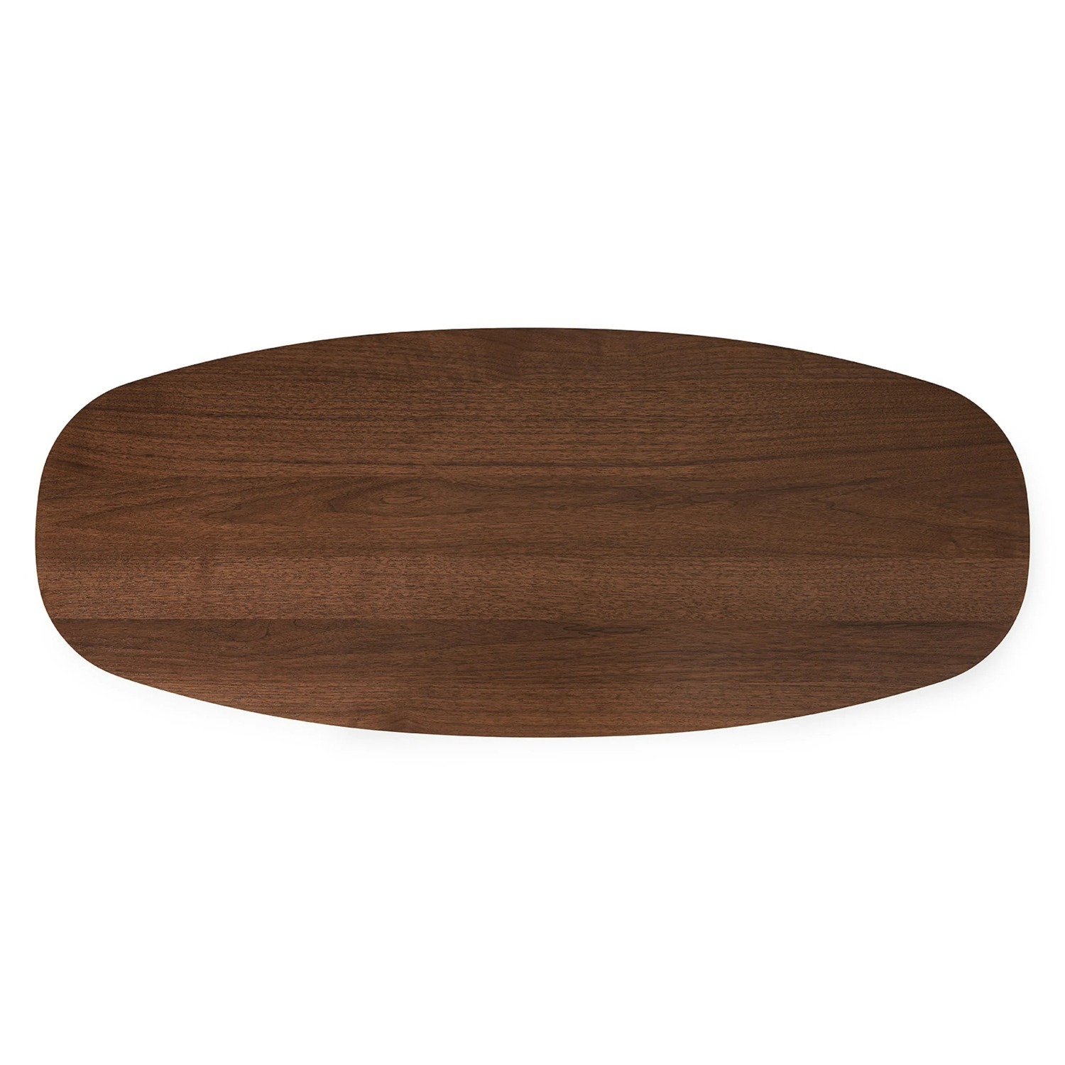 Article - Lenia 53.5" Oval Coffee Table - Walnut - image-4