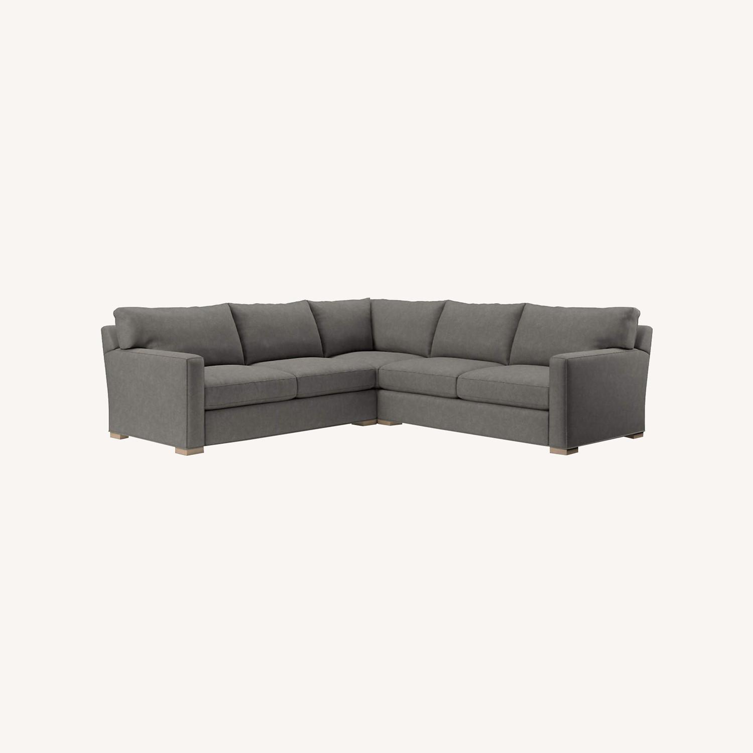 Crate & Barrel Axis 3 Piece Sectional L Sofa - image-0