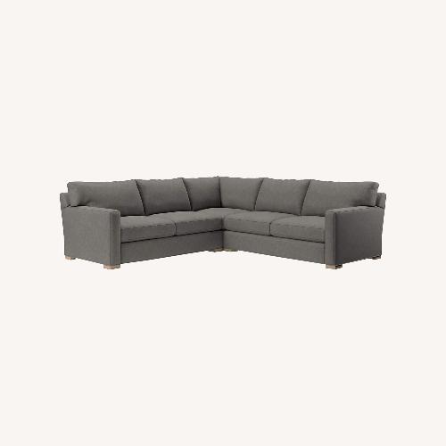 Used Crate & Barrel Axis 3 Piece Sectional L Sofa for sale on AptDeco