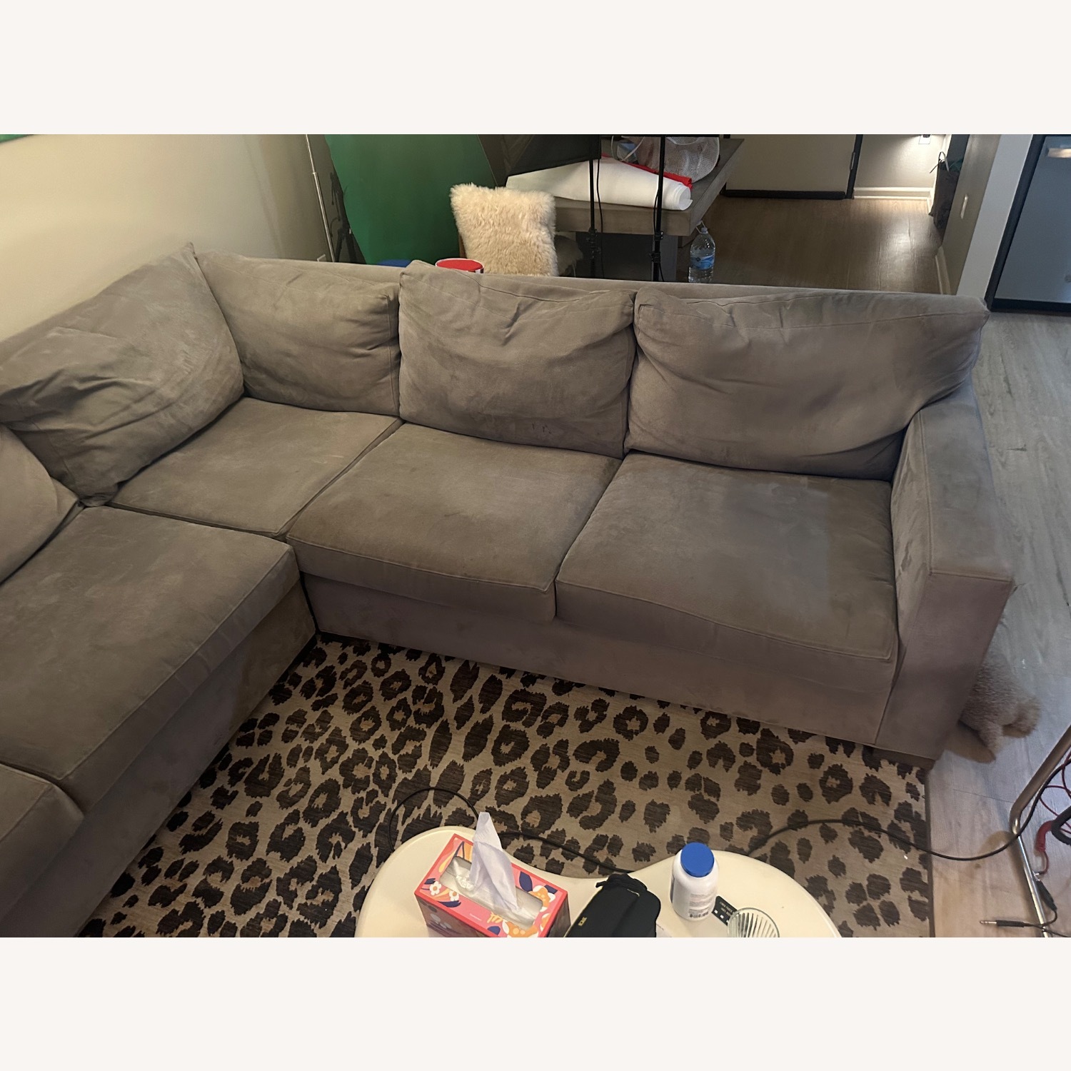 Crate & Barrel Axis 3 Piece Sectional L Sofa - image-2