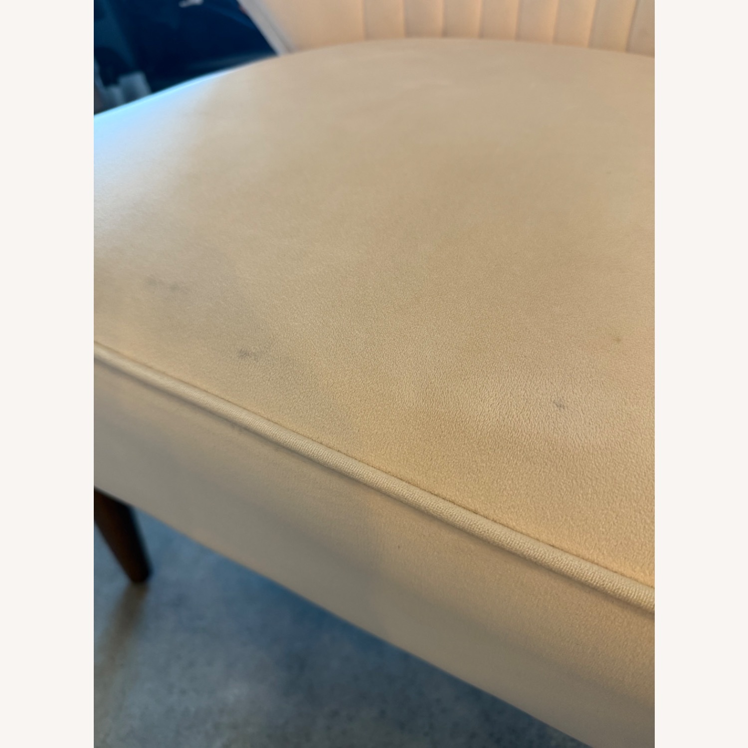 Ivory Channel Back Bretta Accent Chair - image-2