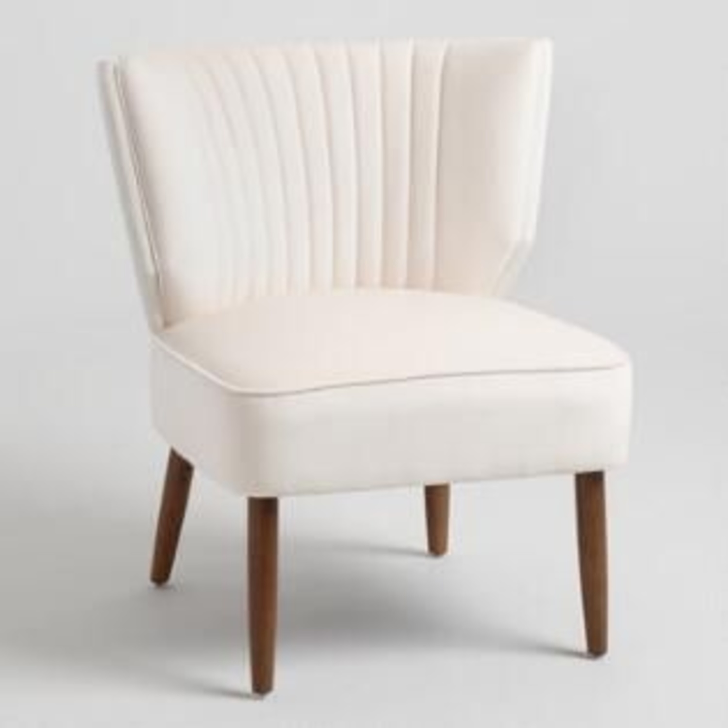 Ivory Channel Back Bretta Accent Chair - image-8