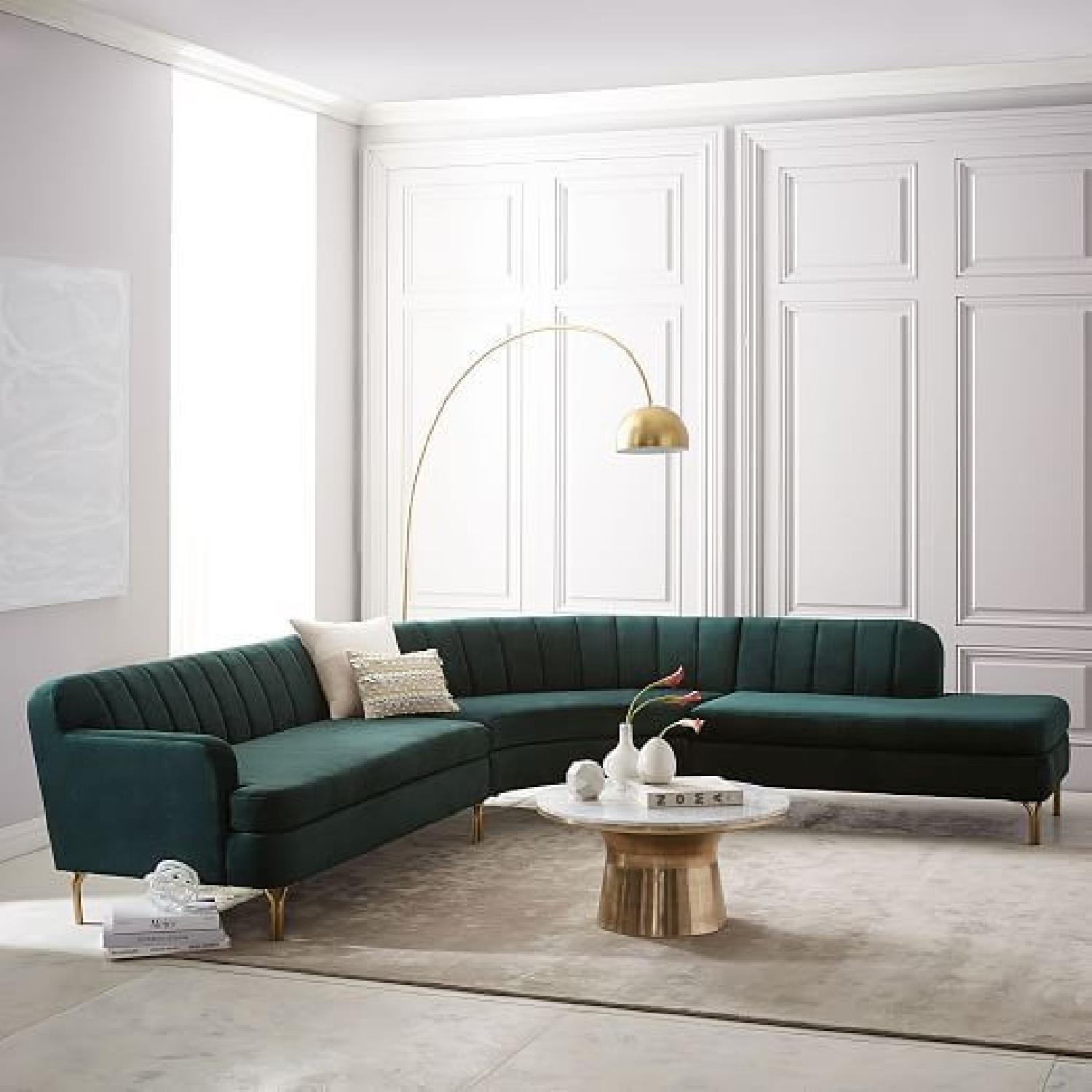 West Elm 3 Piece Sectional - image-8